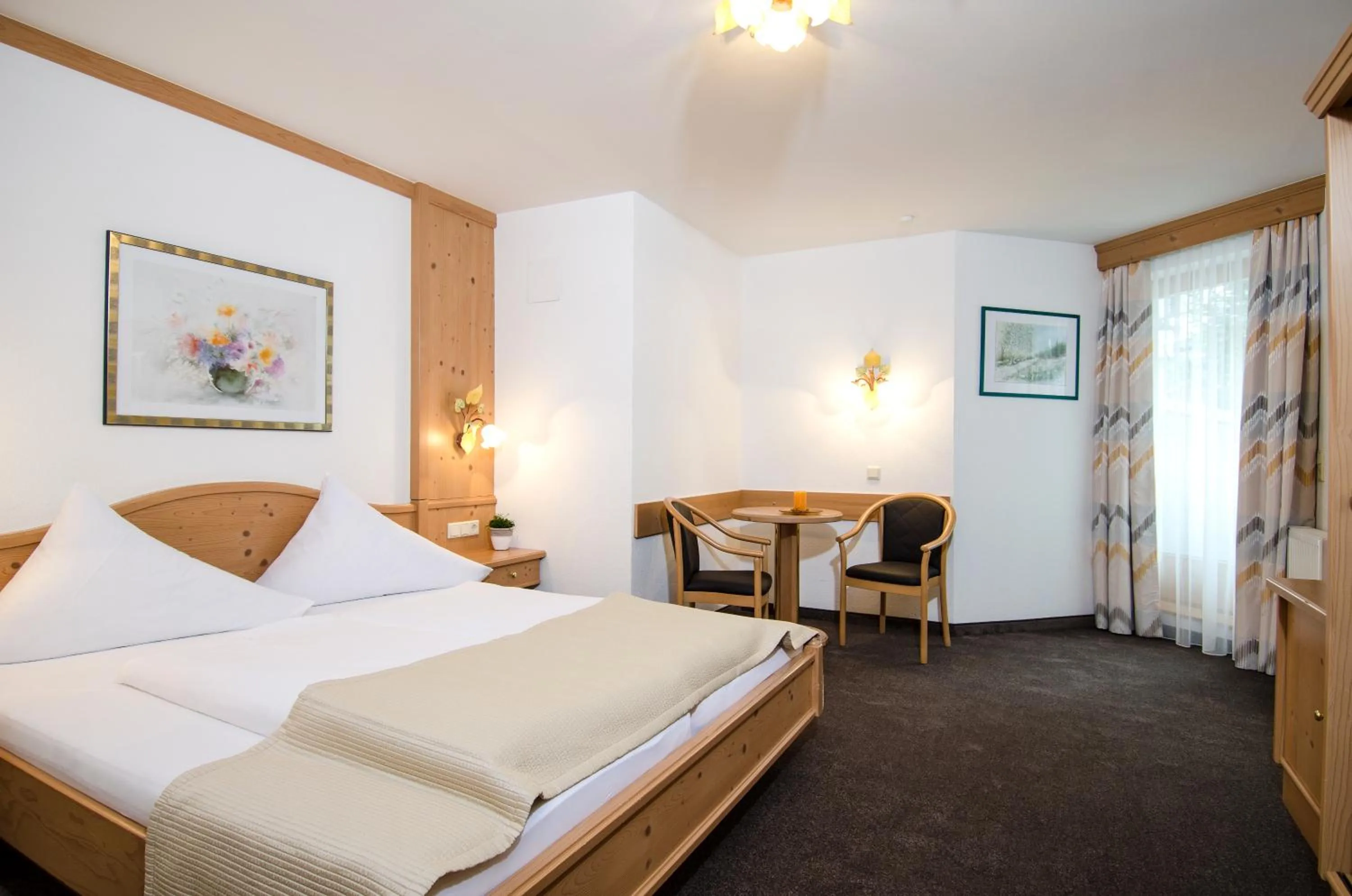 Bed in Hotel Garni Subretta