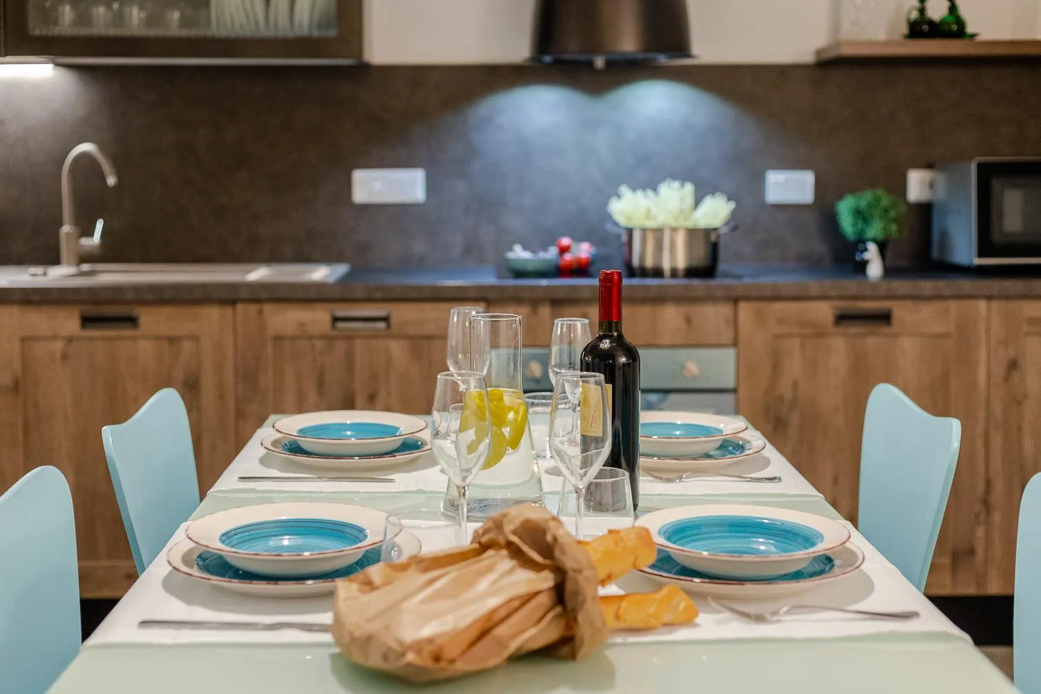 Kitchen or kitchenette in Casa Frisi