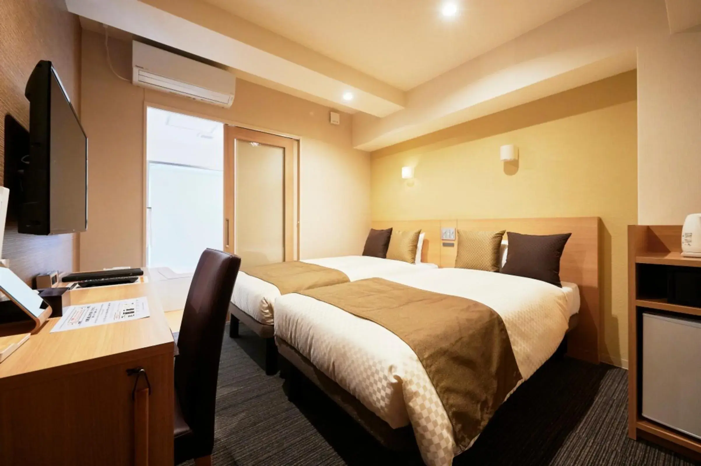 Bed in The Celecton Kyoto Horikawa Sanjo Bed in The Celecton Kyoto Horikawa Sanjo