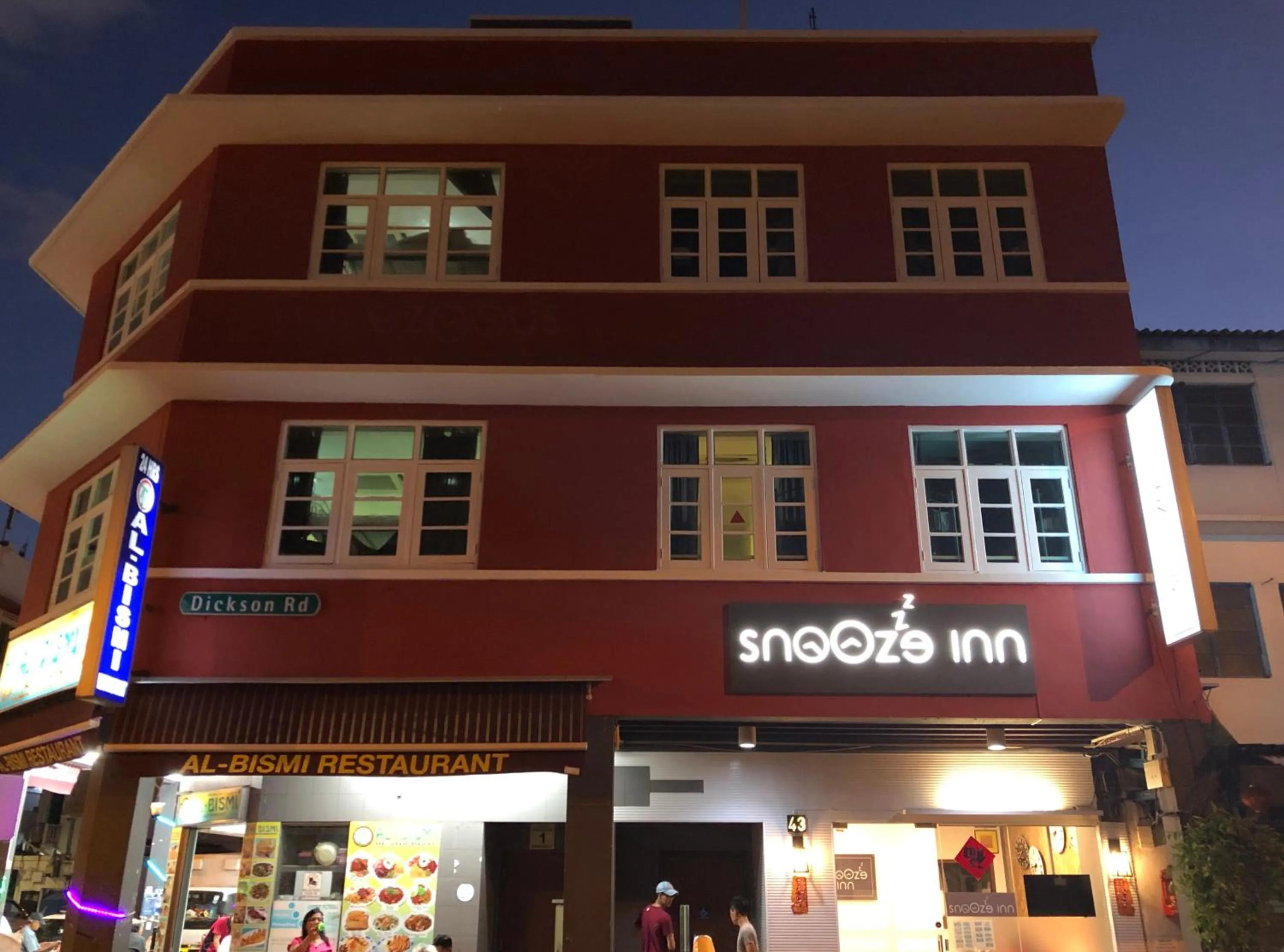 Facade/entrance in Snooze Inn @Dickson Road