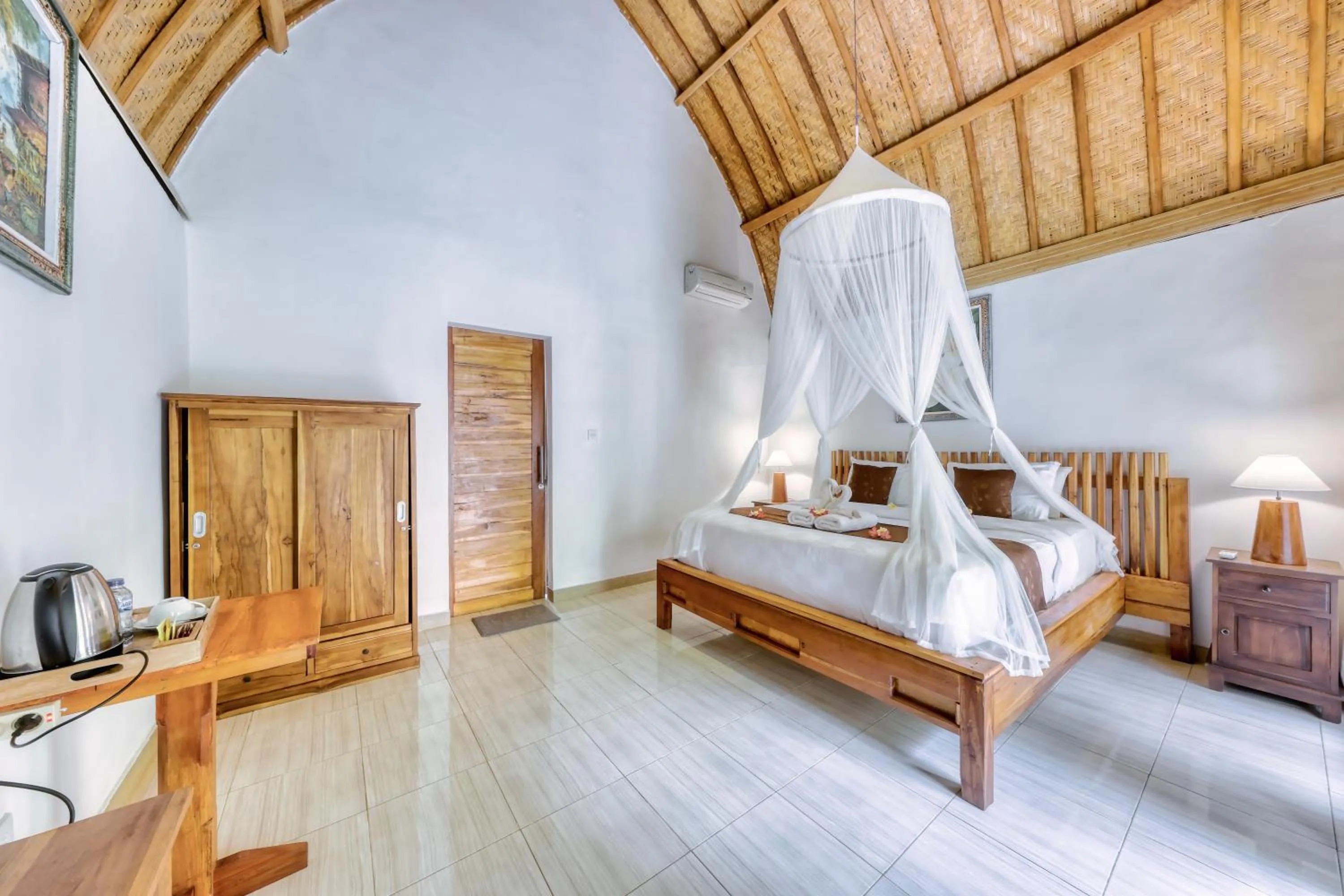 Bed in Komurd Lavender Bungalow