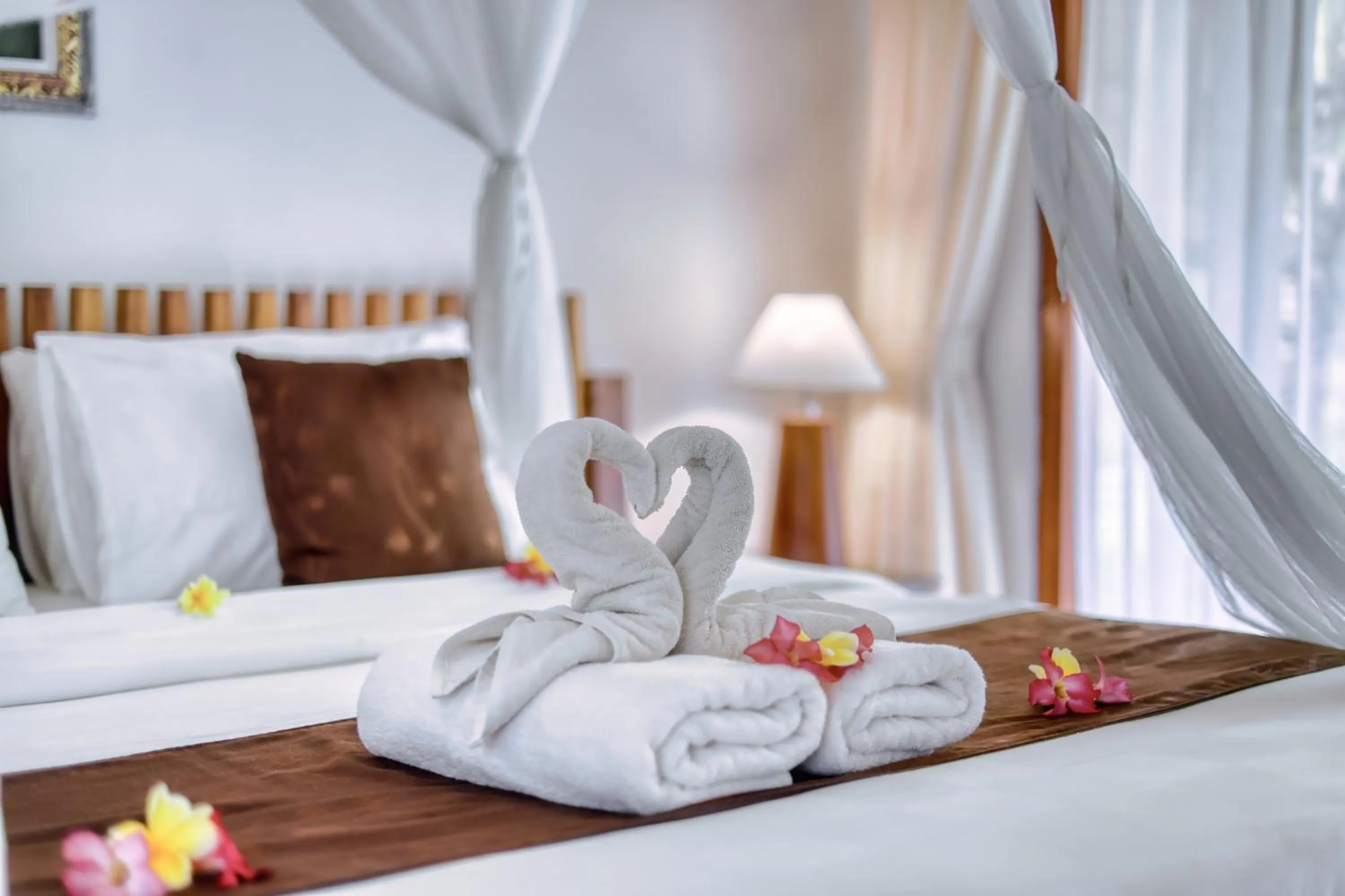 Bed in Komurd Lavender Bungalow