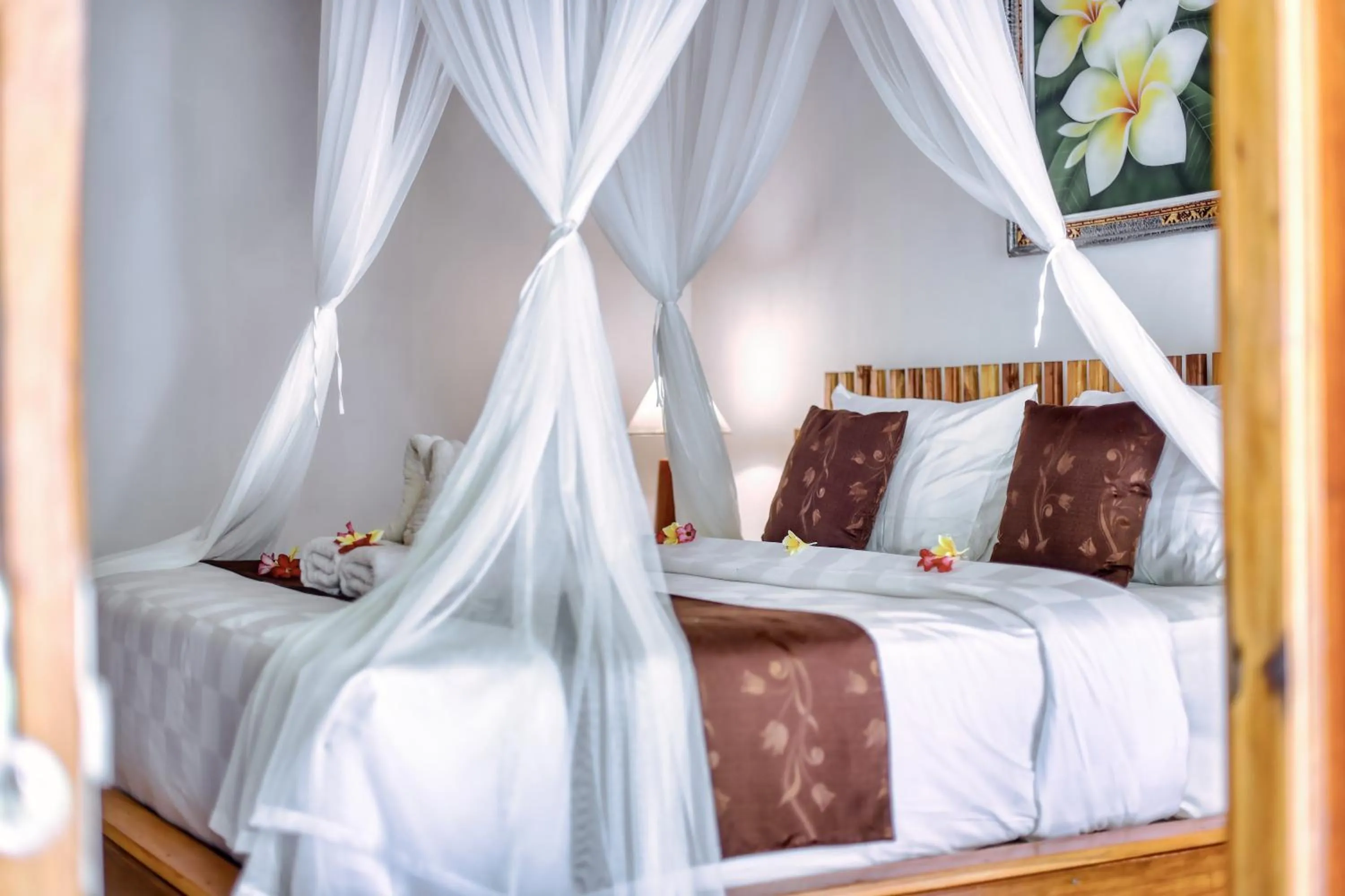 Bed in Komurd Lavender Bungalow