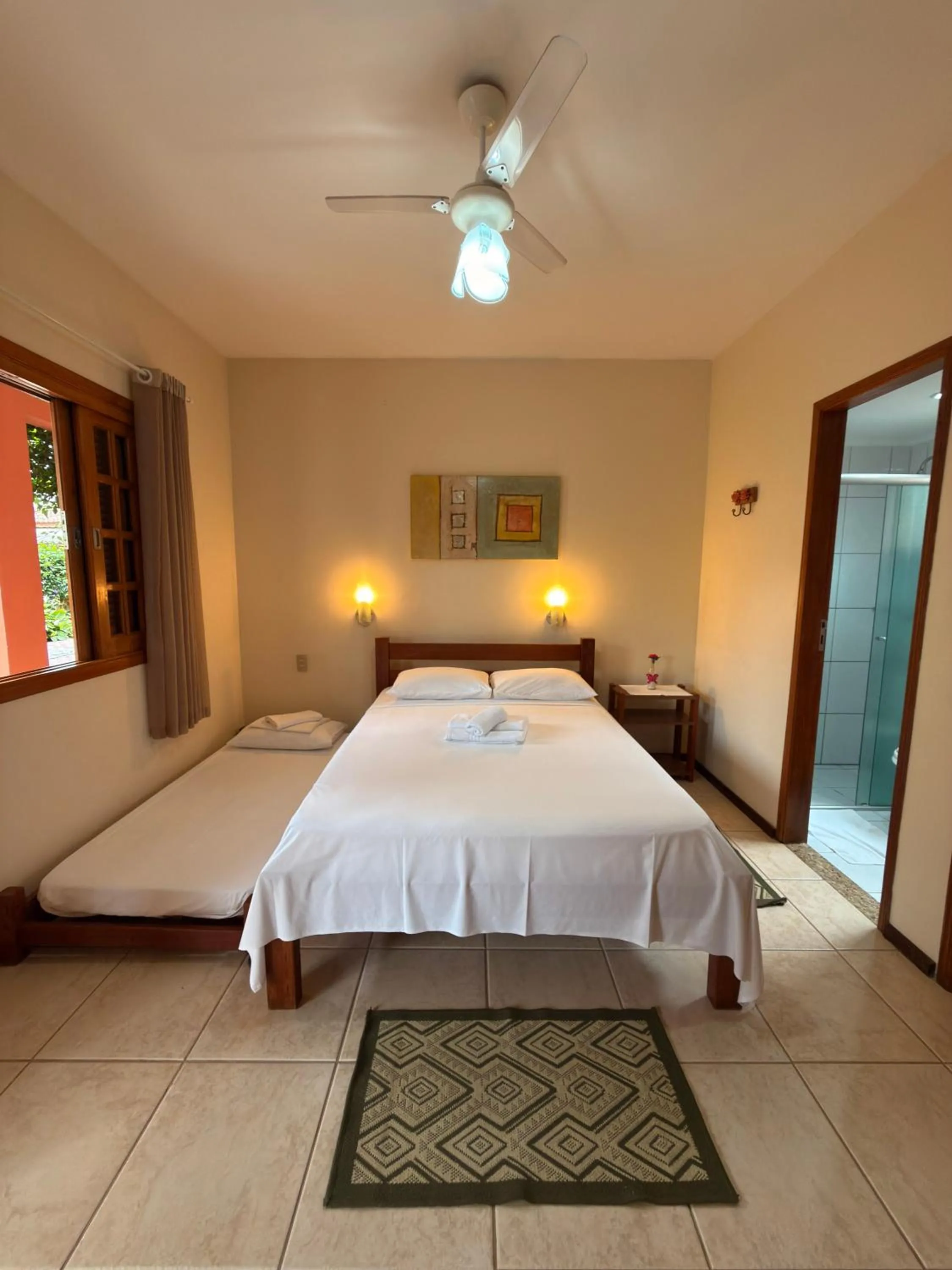 Bed in Pousada Tempo Rei
