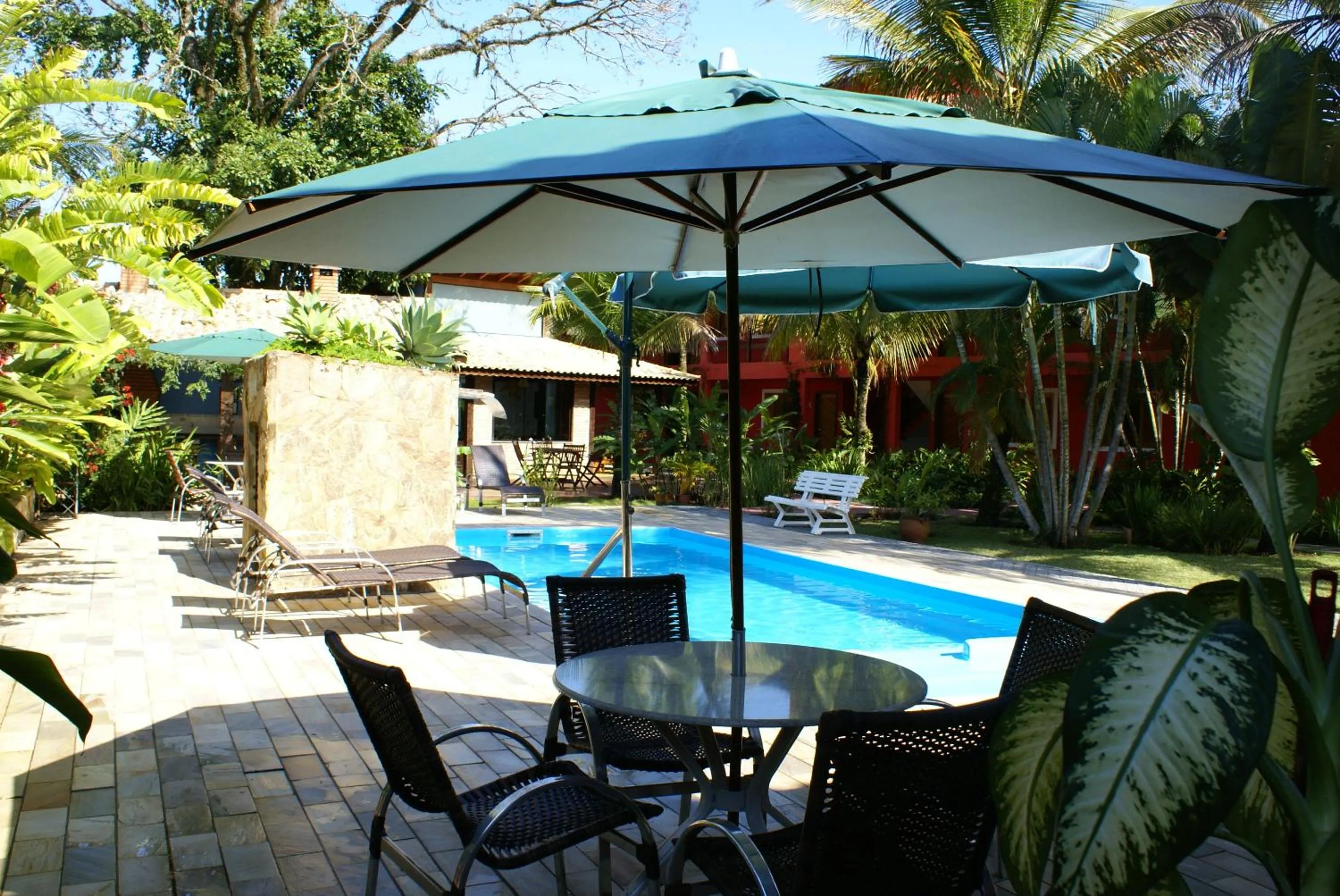 Swimming pool in Pousada Tempo Rei
