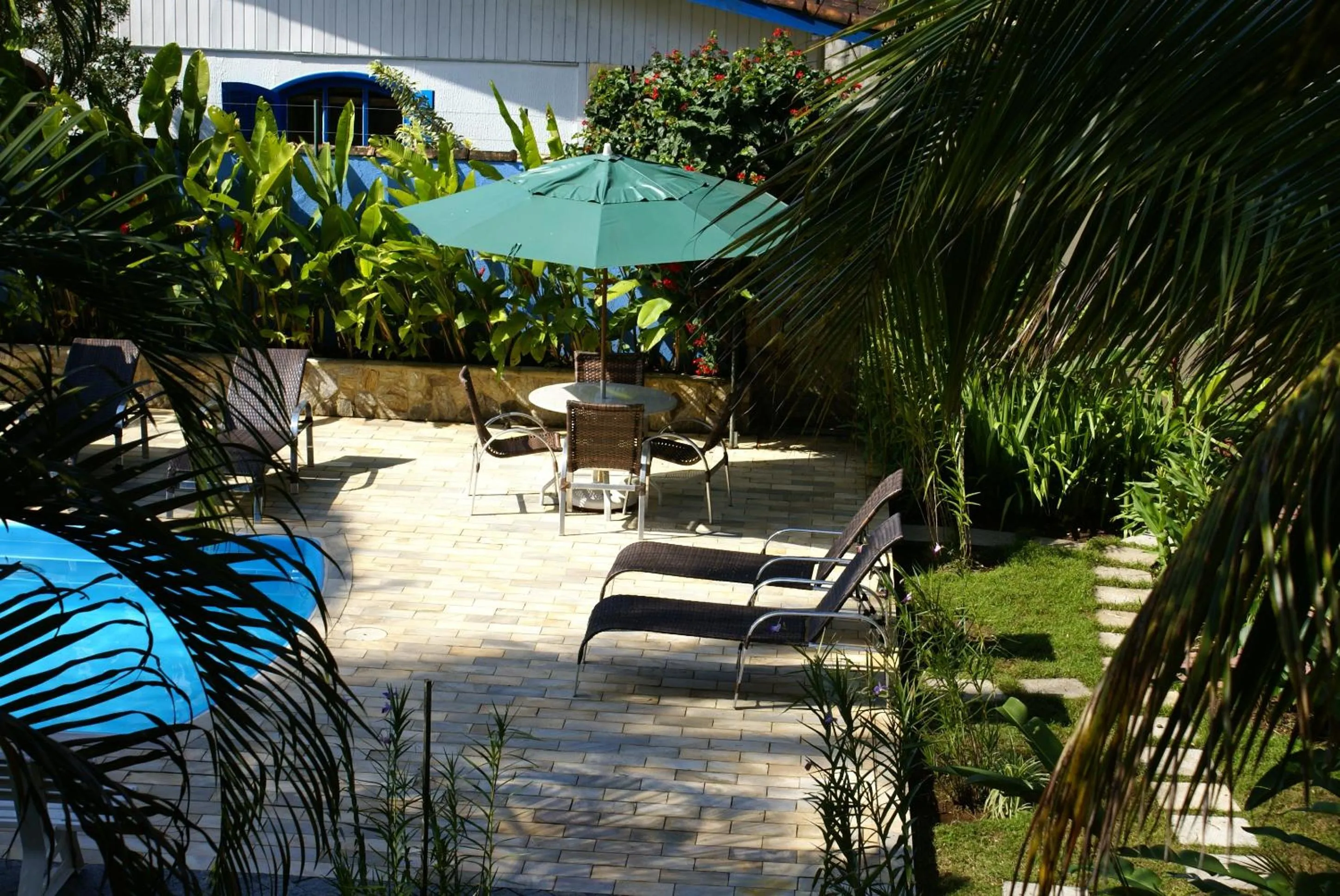 Swimming pool in Pousada Tempo Rei