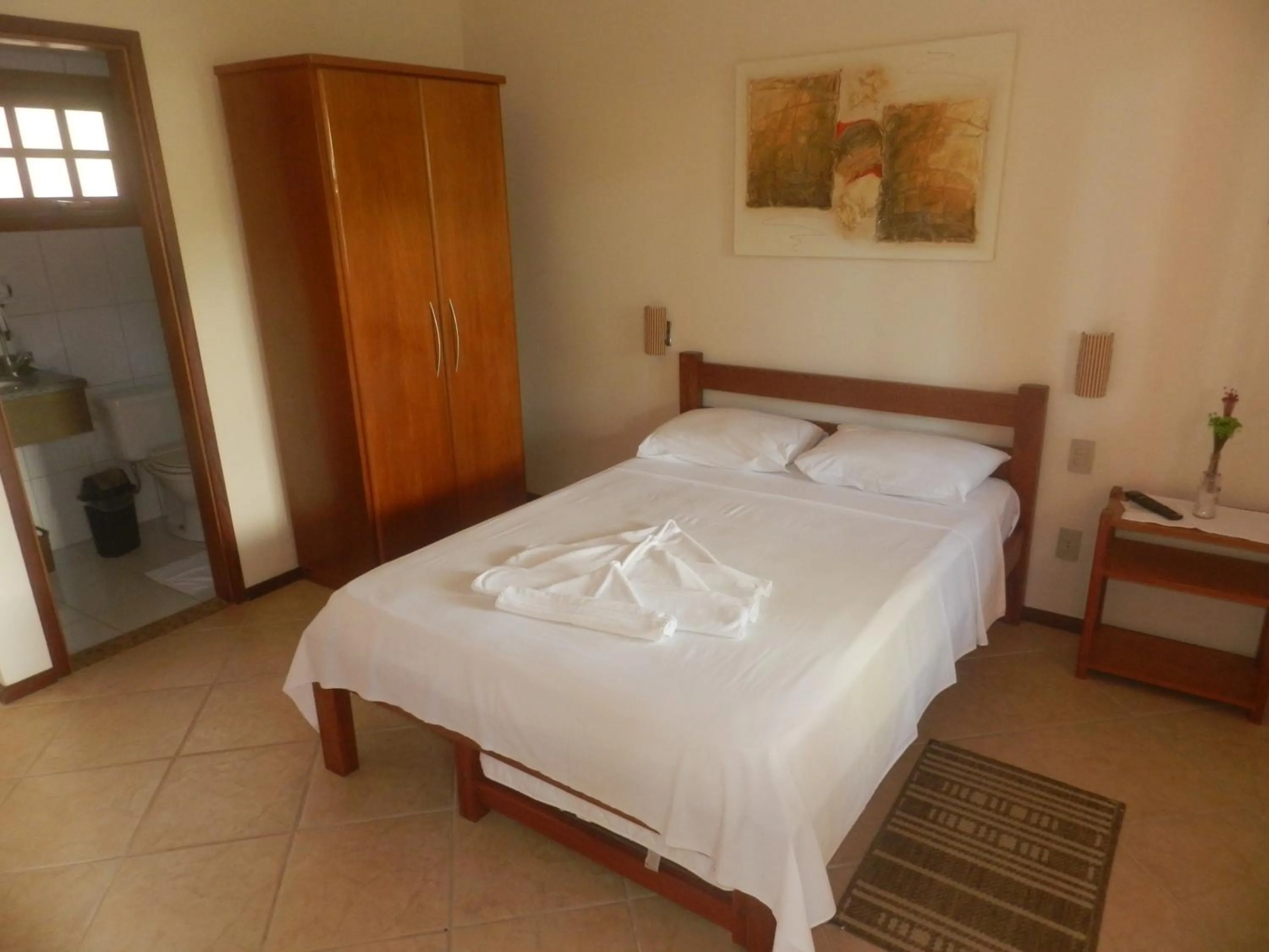 Bed in Pousada Tempo Rei