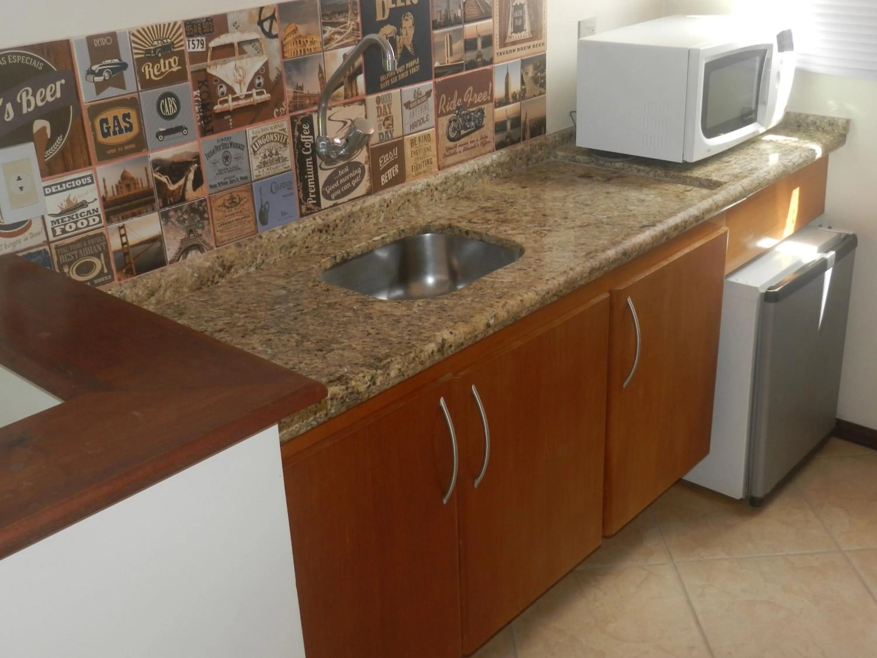 Kitchen or kitchenette in Pousada Tempo Rei