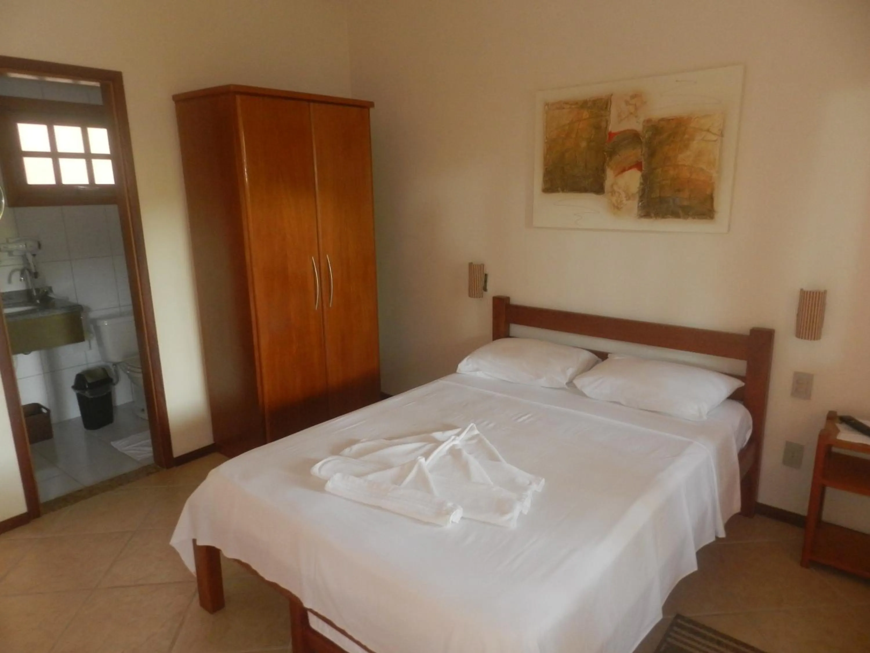 Bed in Pousada Tempo Rei