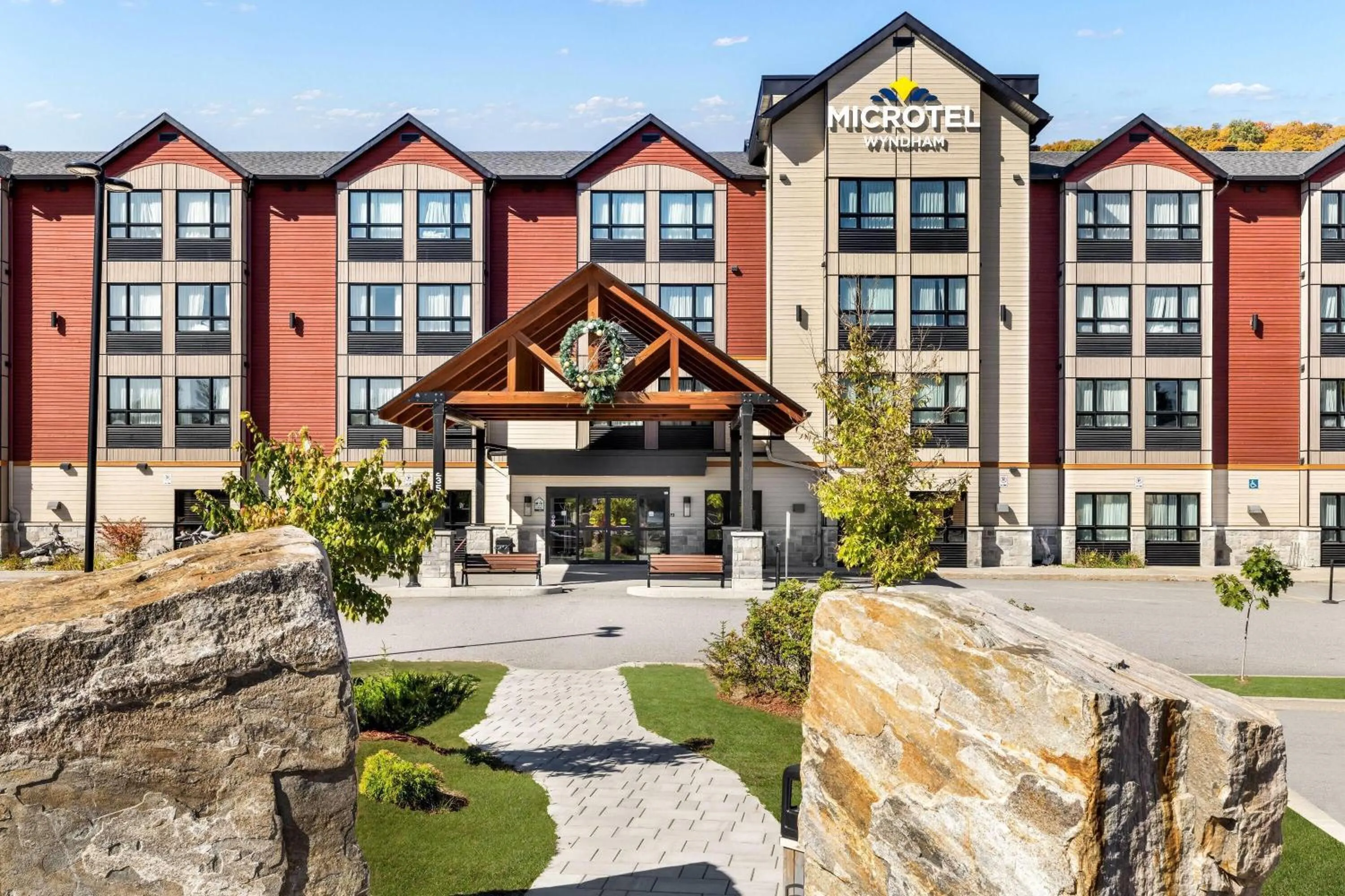 Property building in Microtel Inn & Suites by Wyndham Mont Tremblant
