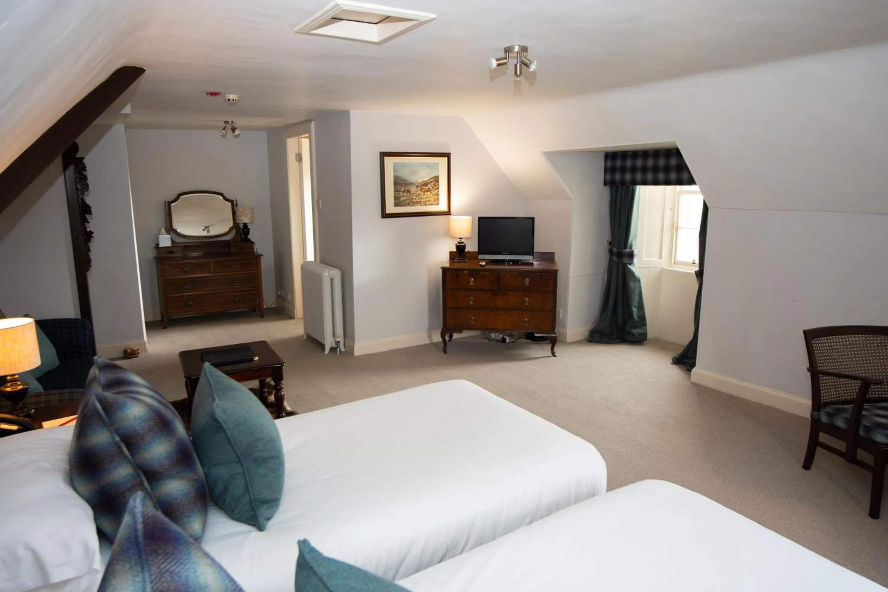 Bed in Chirnside Hall Hotel