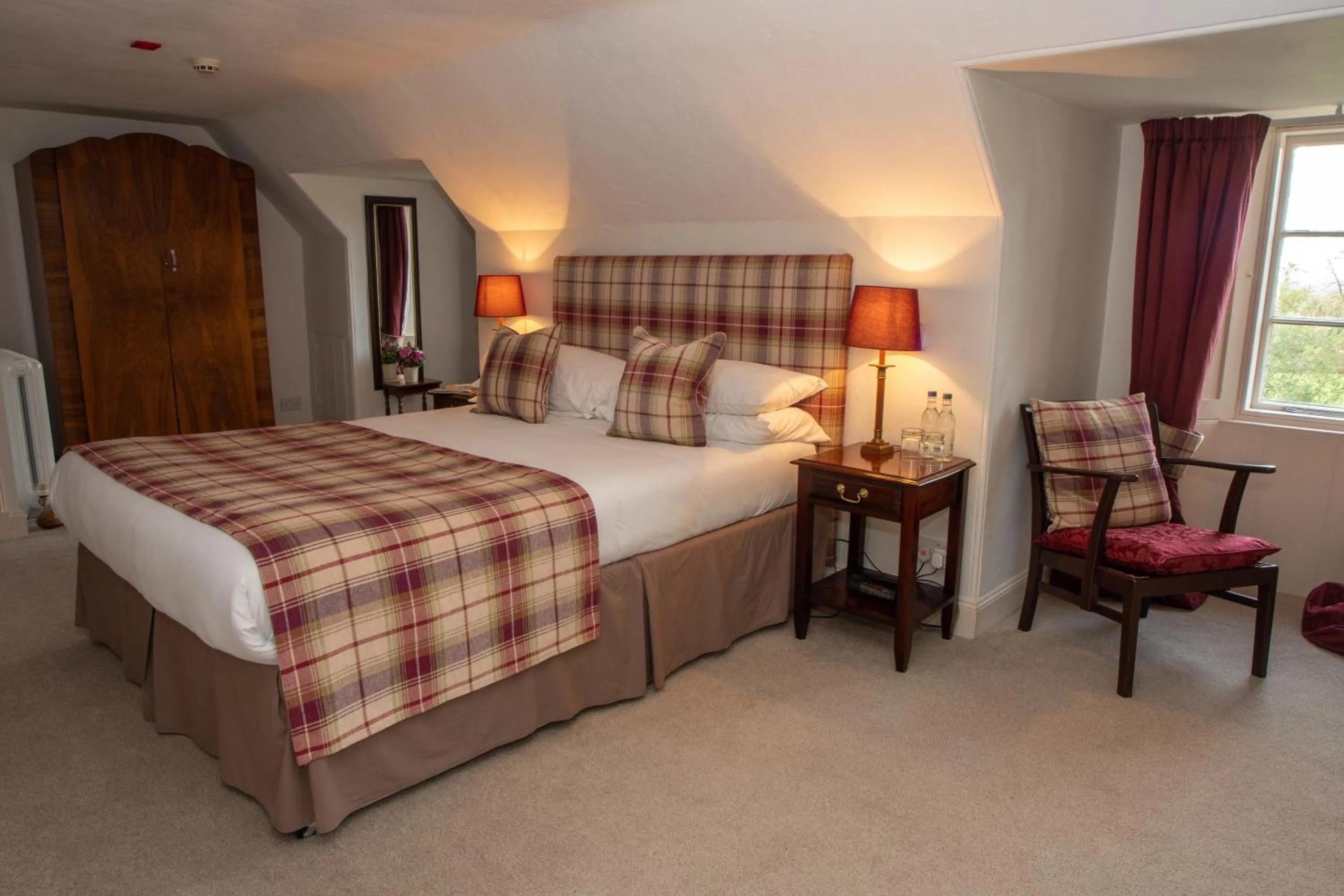 Bed in Chirnside Hall Hotel