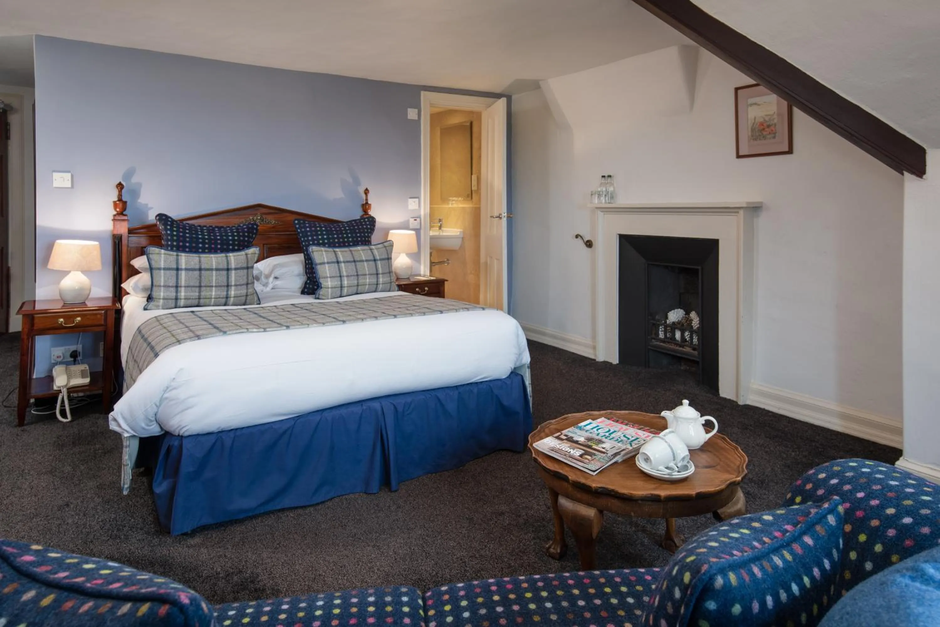 Bed in Chirnside Hall Hotel