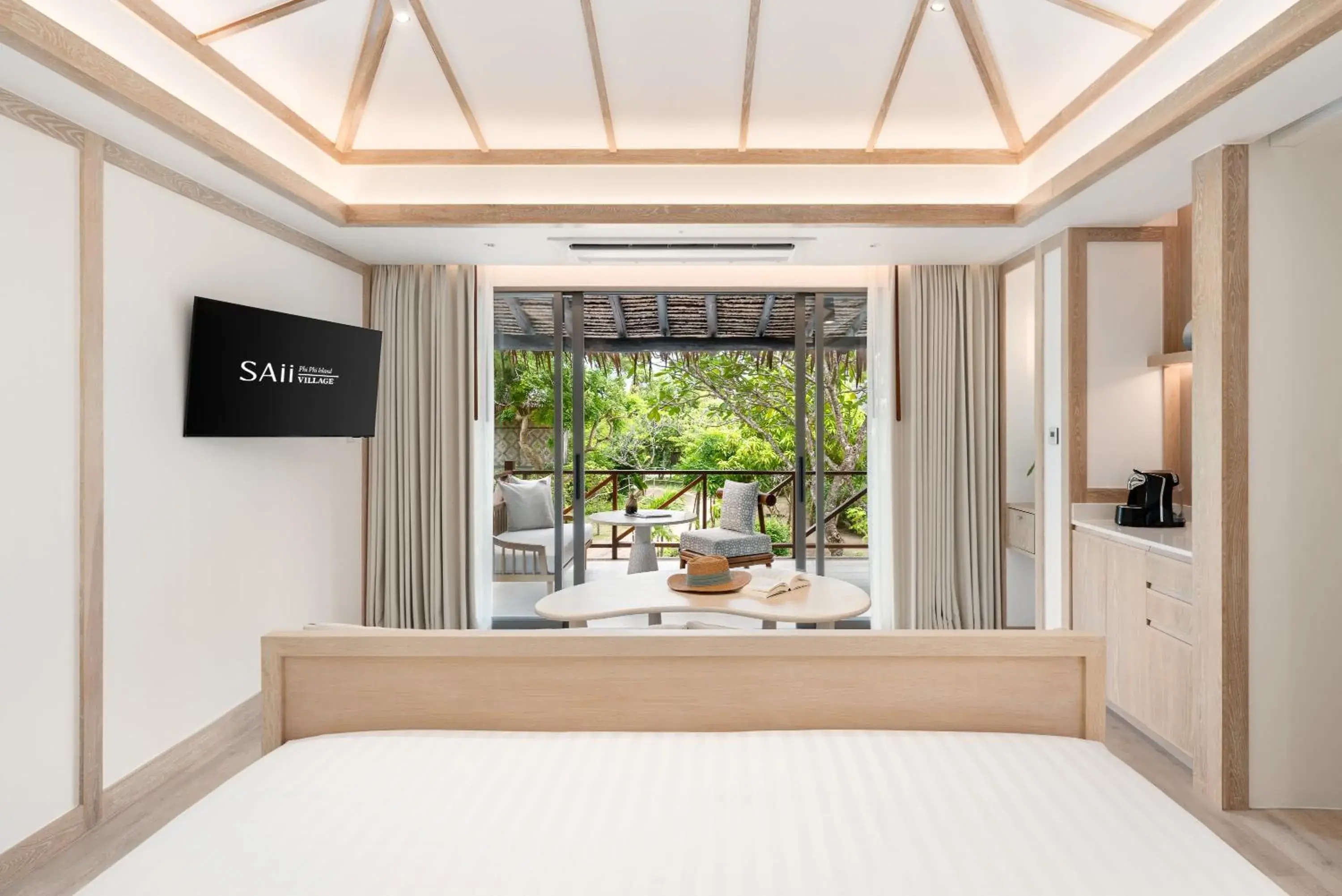 View (from property/room), Bed in SAii Phi Phi Island Village View (from property/room), Bed in SAii Phi Phi Island Village