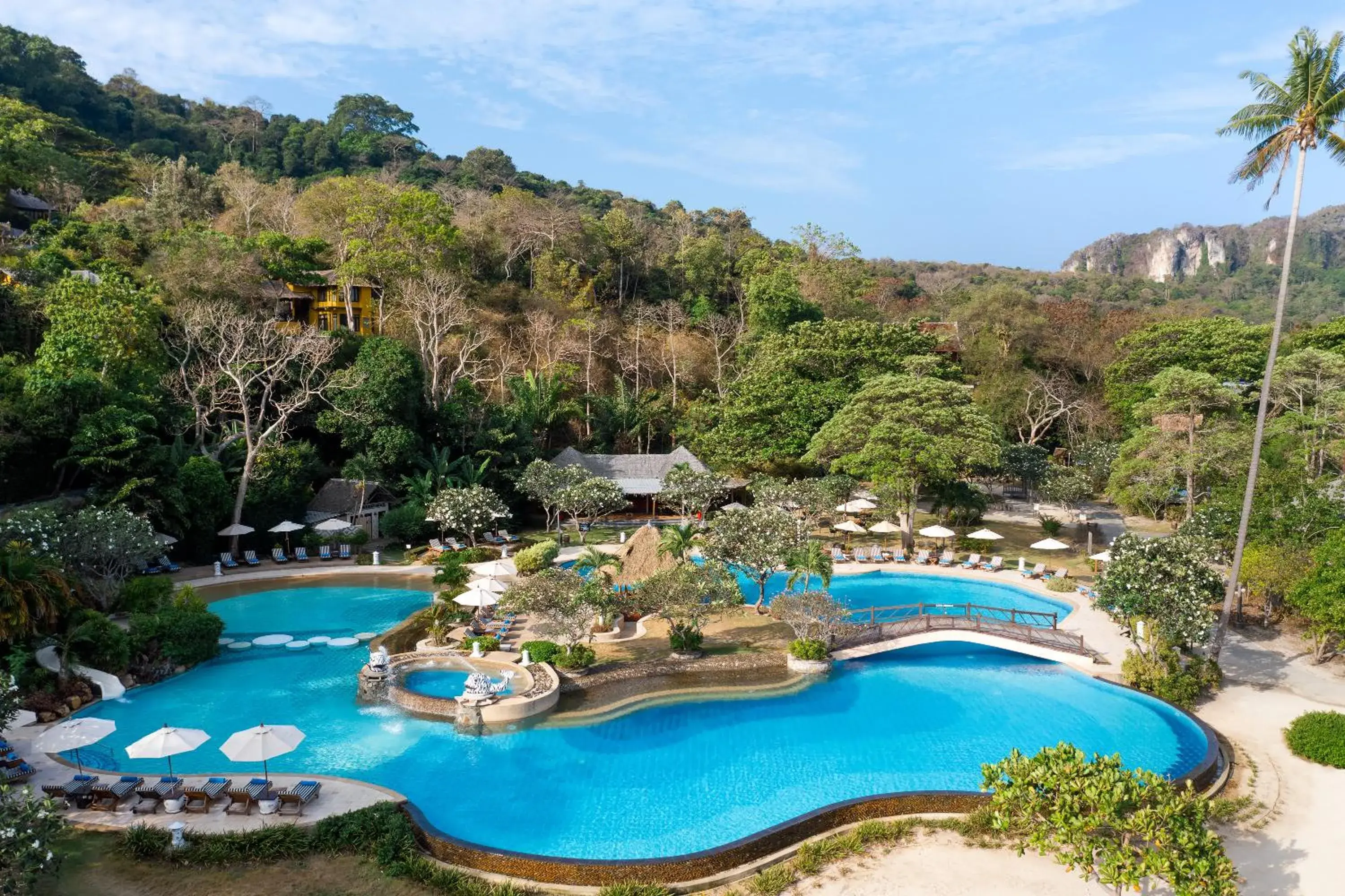 Swimming pool in SAii Phi Phi Island Village Swimming pool in SAii Phi Phi Island Village