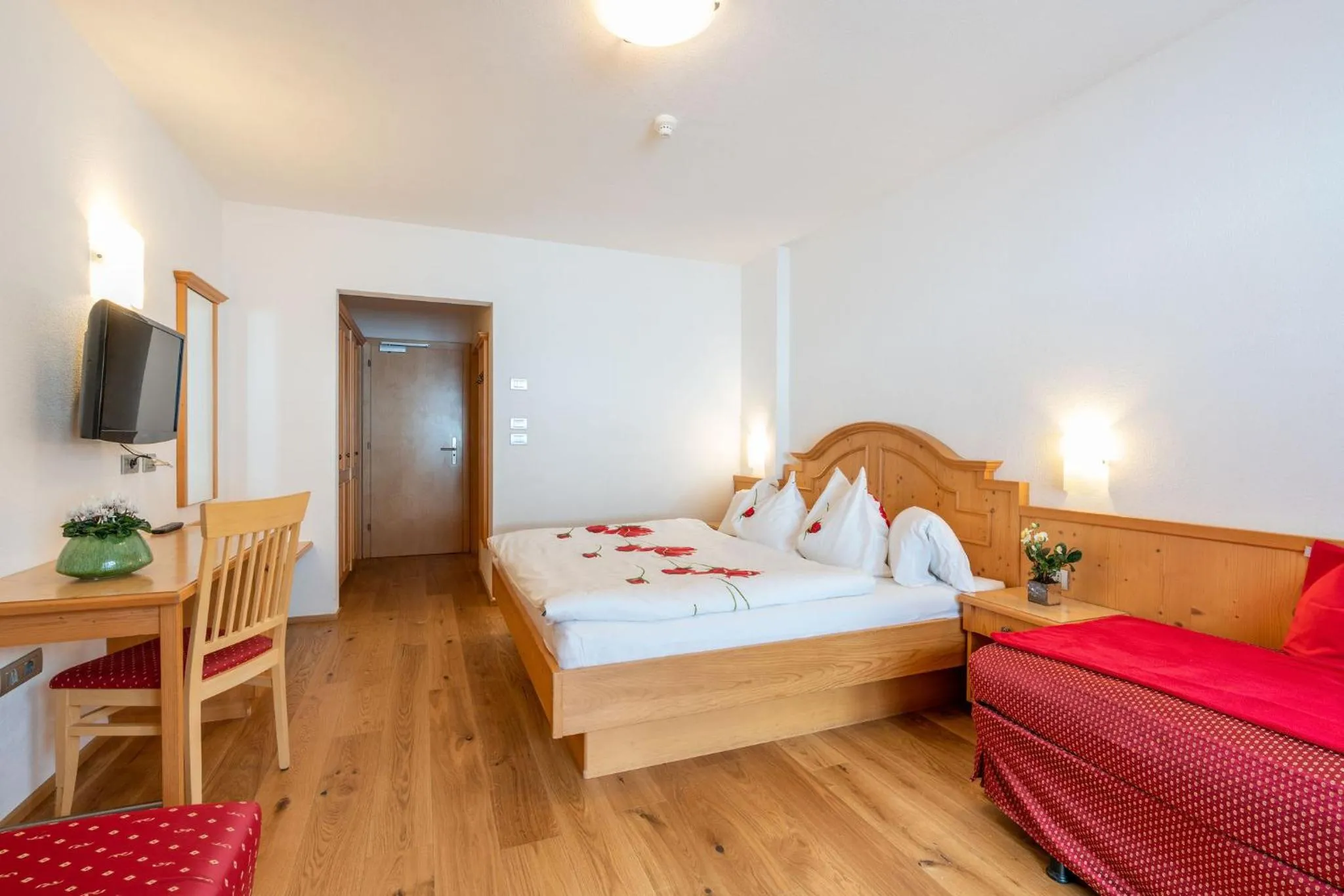 Bed in Hotel Lindnerhof