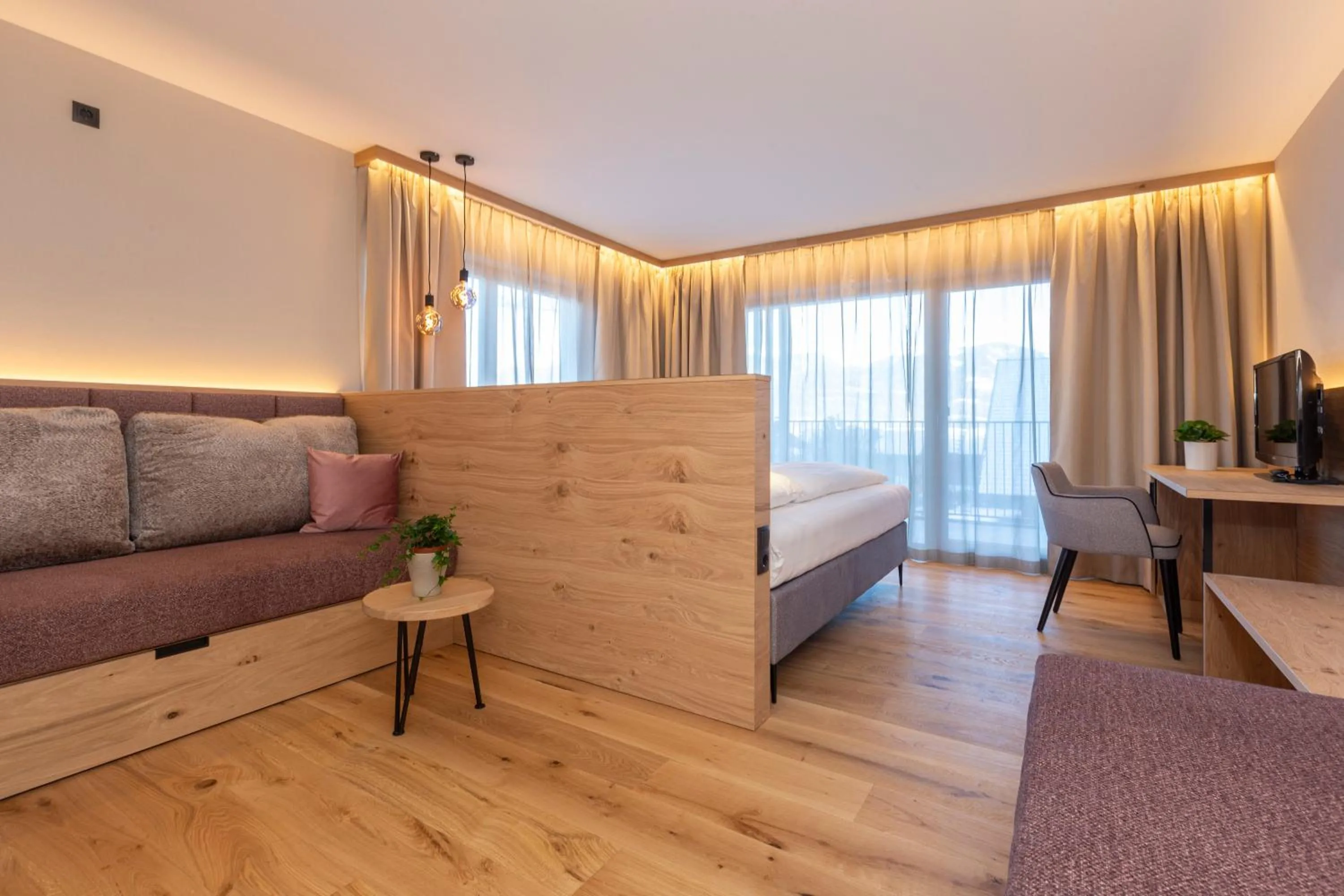 Bed in Hotel Lindnerhof
