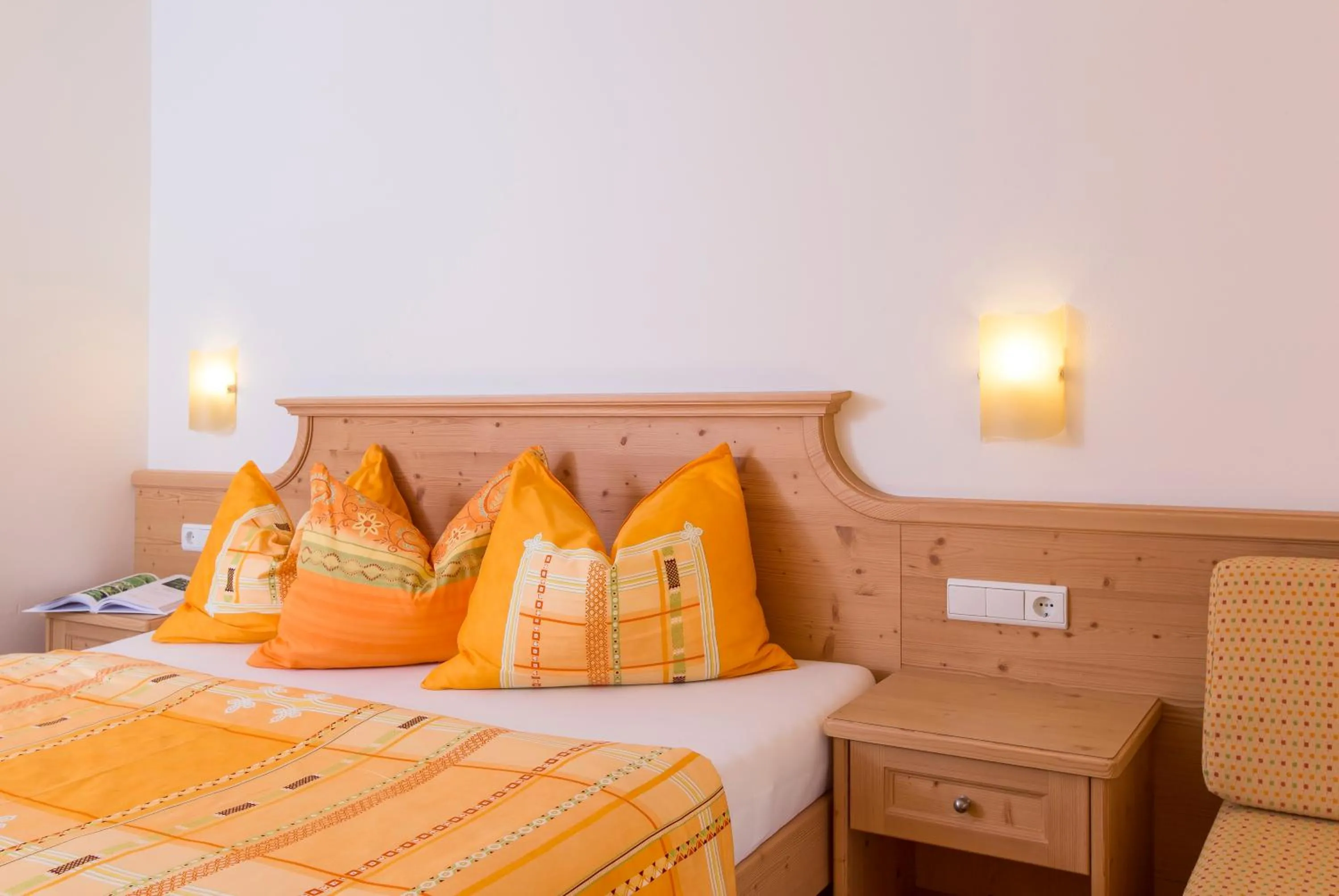 Bed in Hotel Lindnerhof