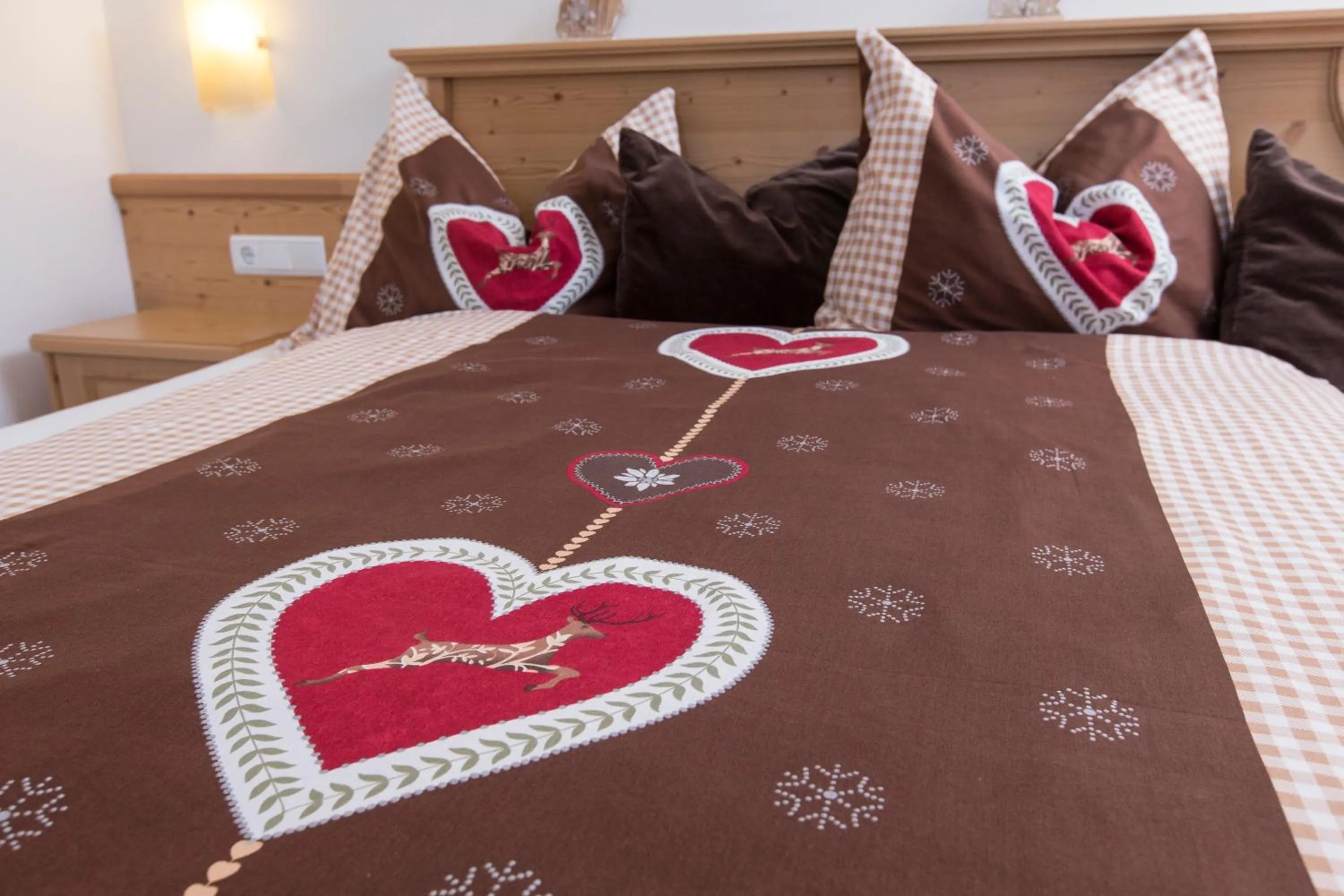 Bed in Hotel Lindnerhof