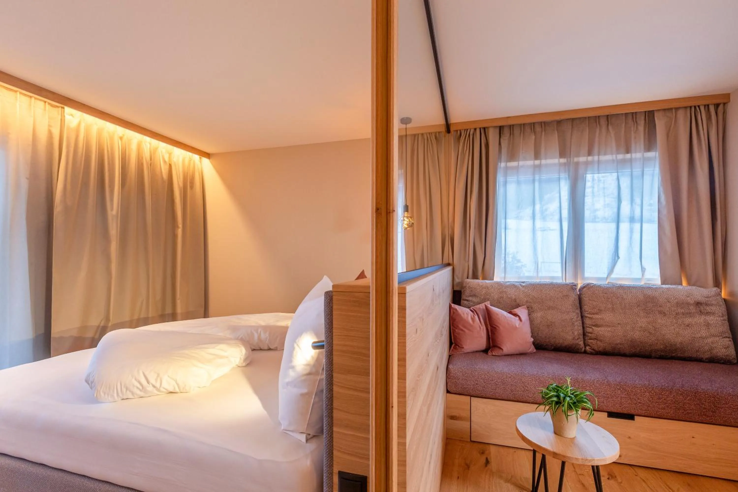 Bed in Hotel Lindnerhof