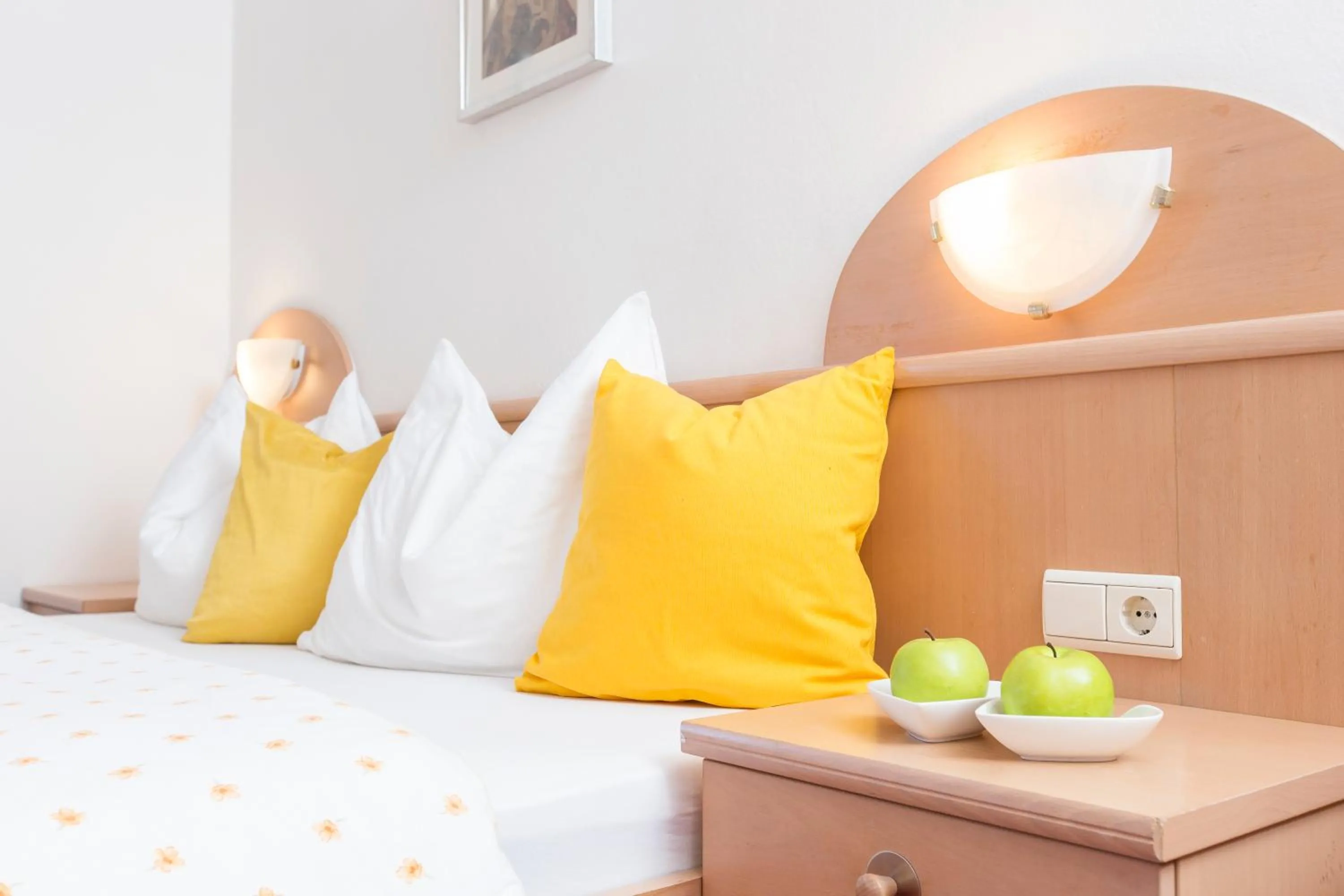 Bed in Hotel Lindnerhof