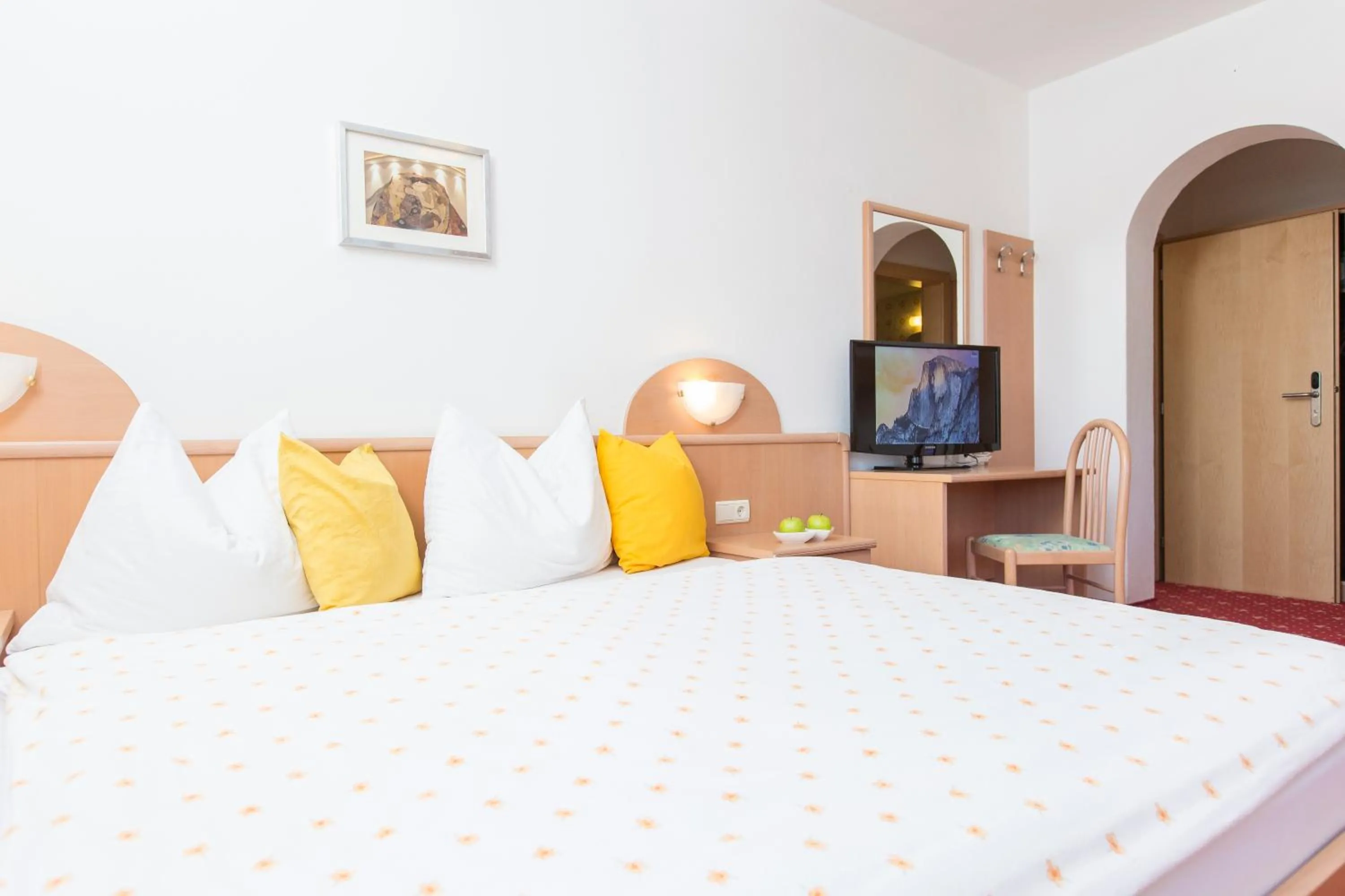 Bed in Hotel Lindnerhof