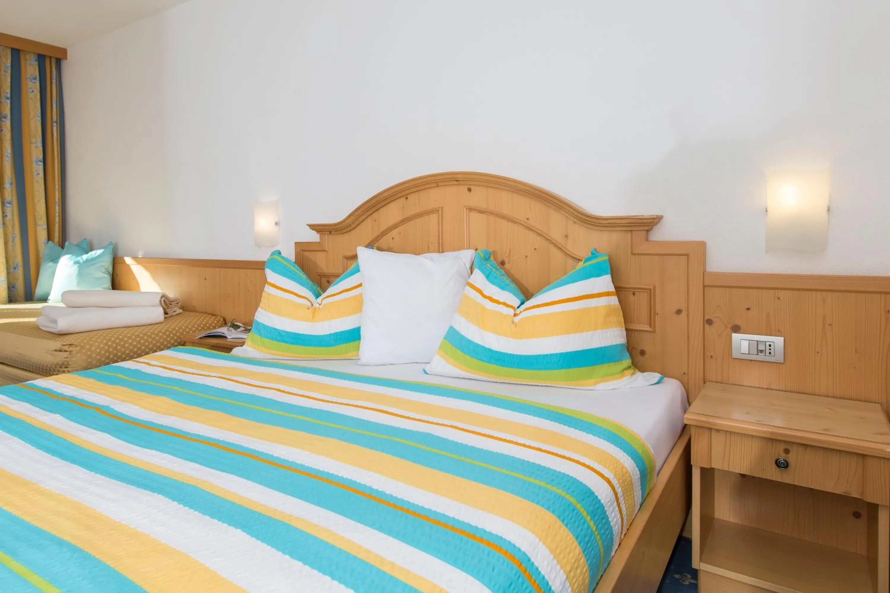 Bed in Hotel Lindnerhof