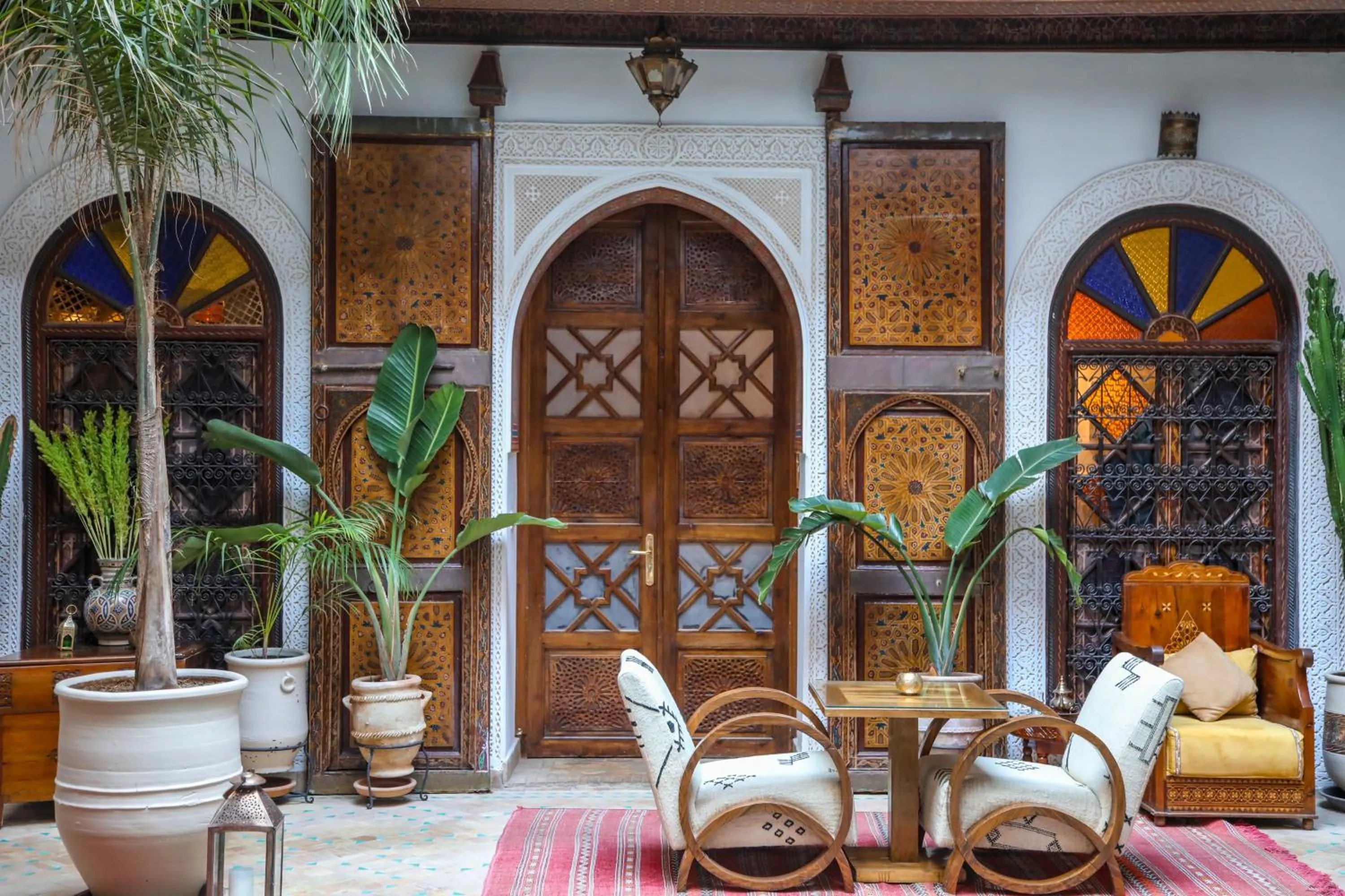 Living room in Riad Melhoun & Spa
