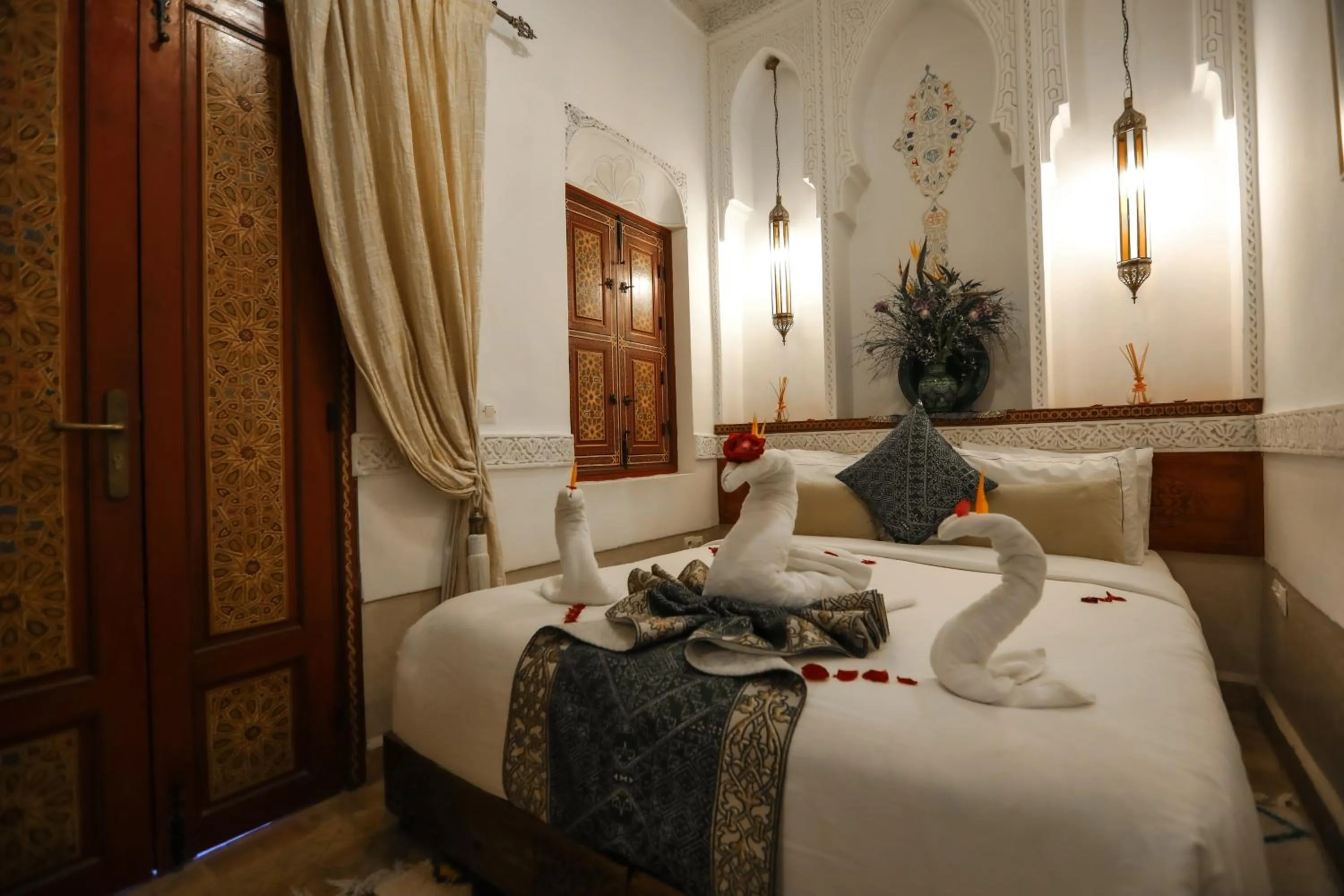 Bedroom, Bed in Riad Melhoun & Spa