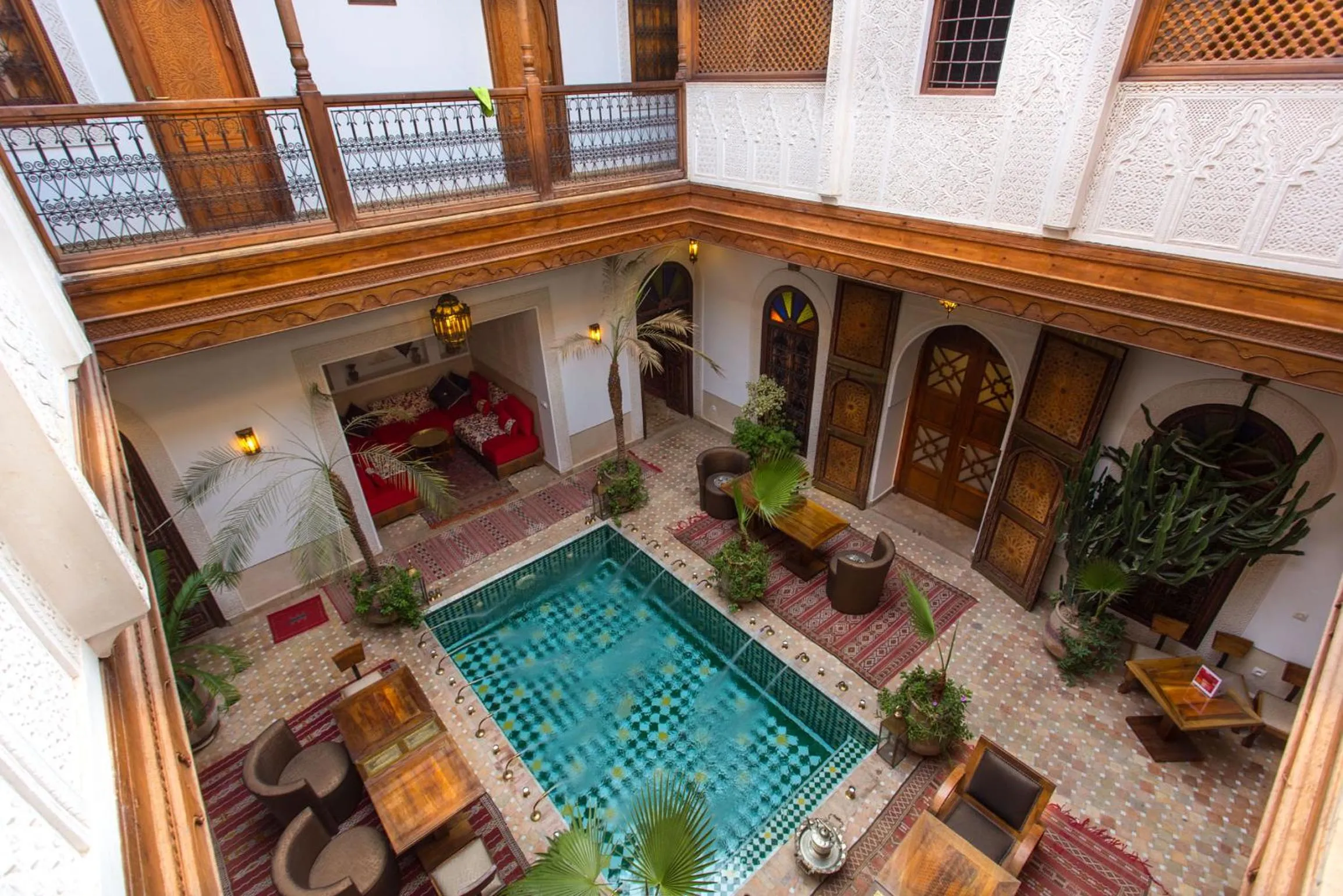 Patio in Riad Melhoun & Spa