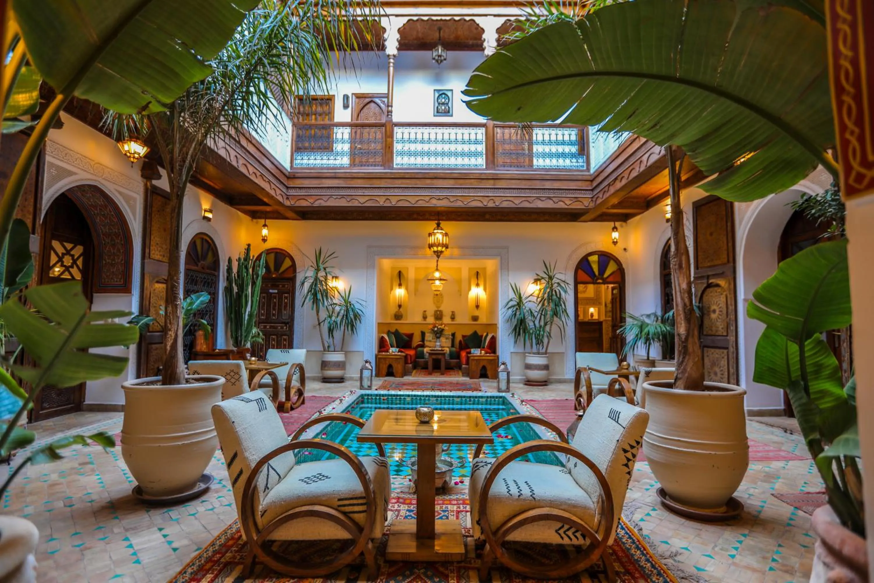Patio in Riad Melhoun & Spa