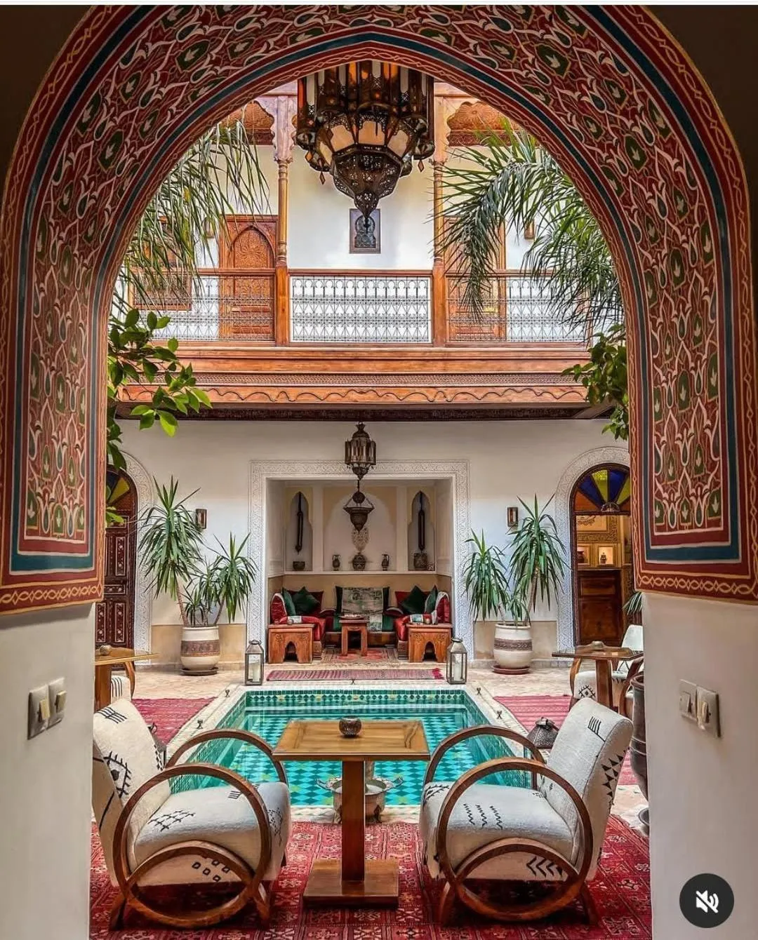 Patio in Riad Melhoun & Spa