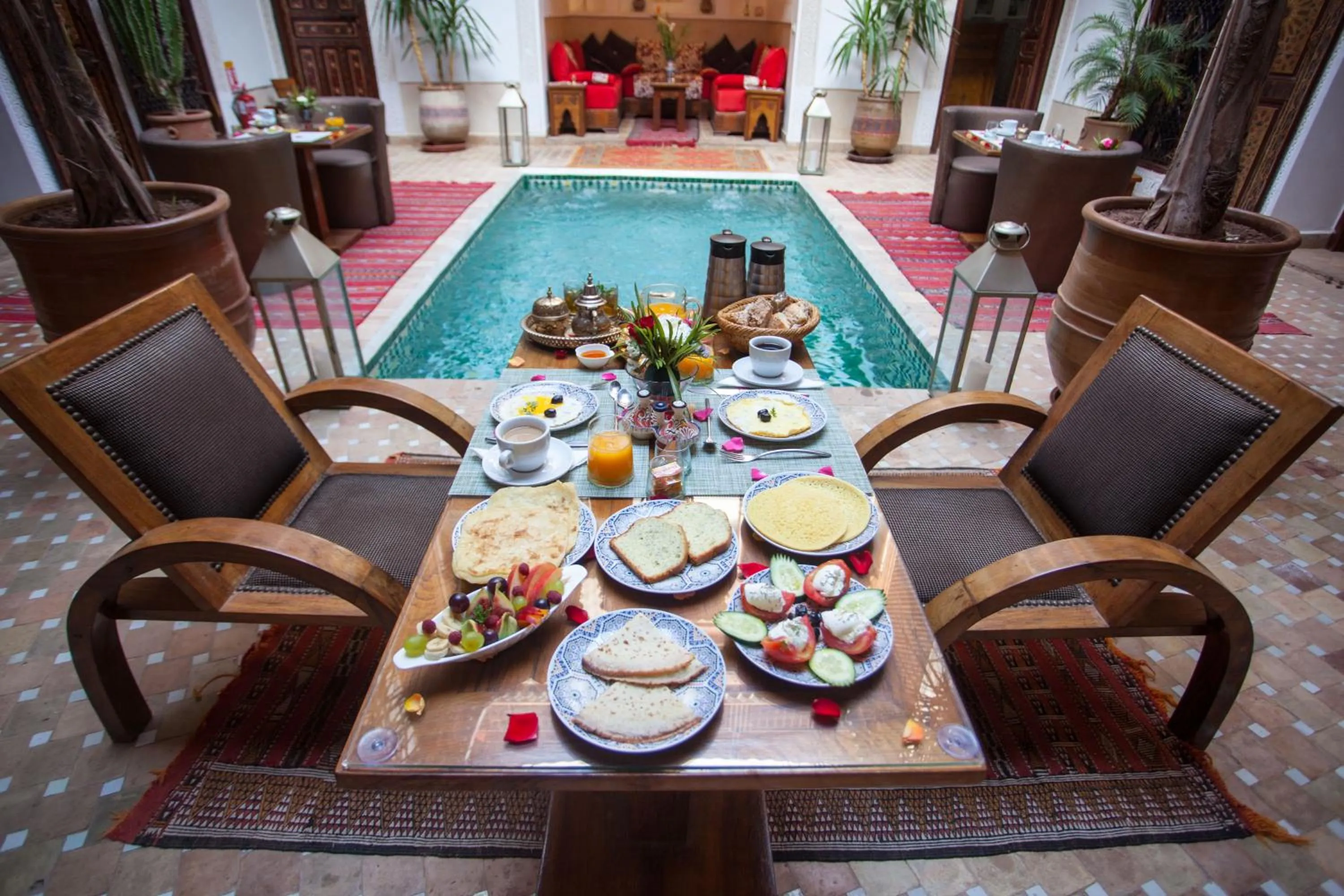 Breakfast in Riad Melhoun & Spa