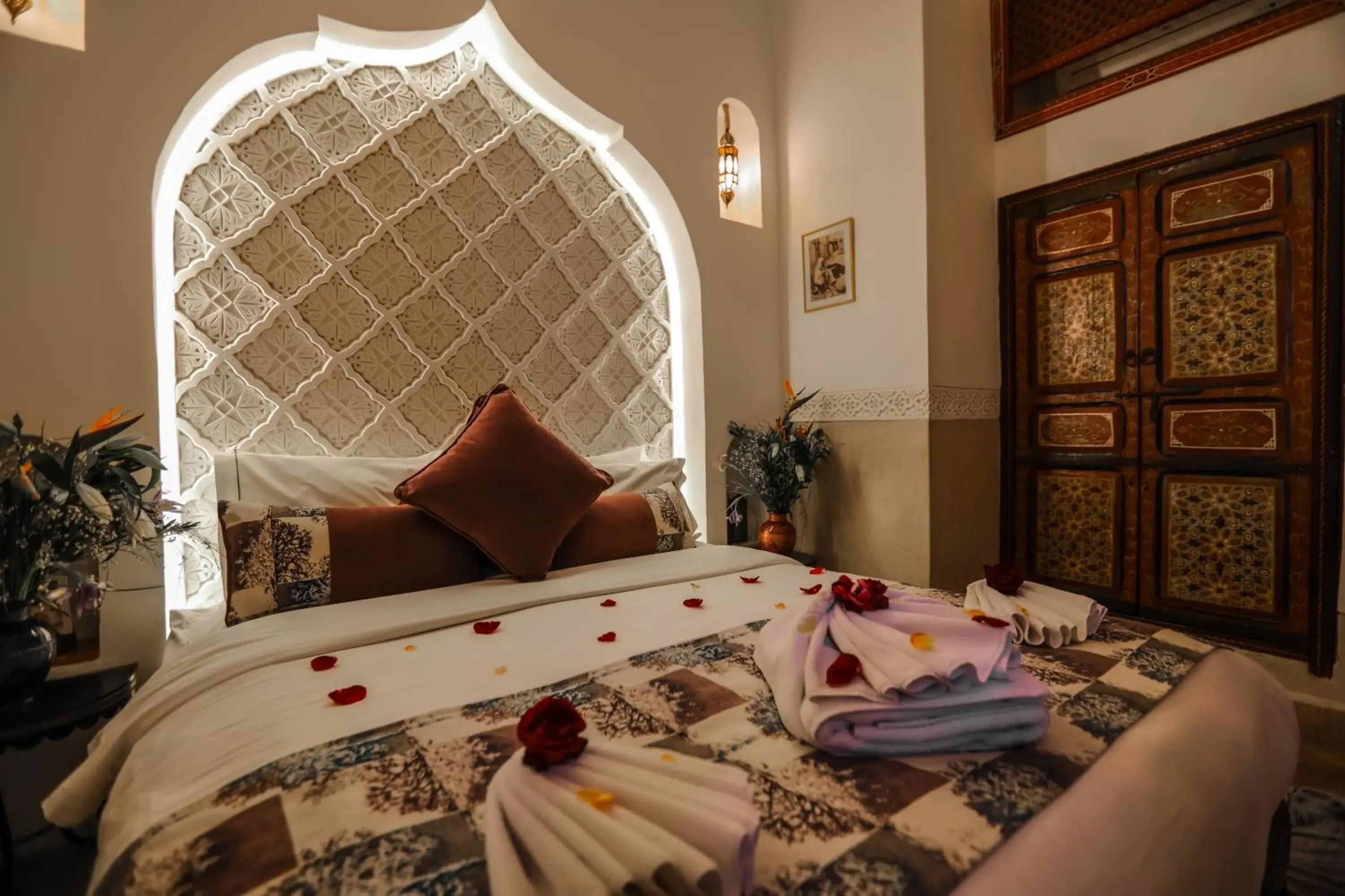 Bedroom, Bed in Riad Melhoun & Spa Bedroom, Bed in Riad Melhoun & Spa
