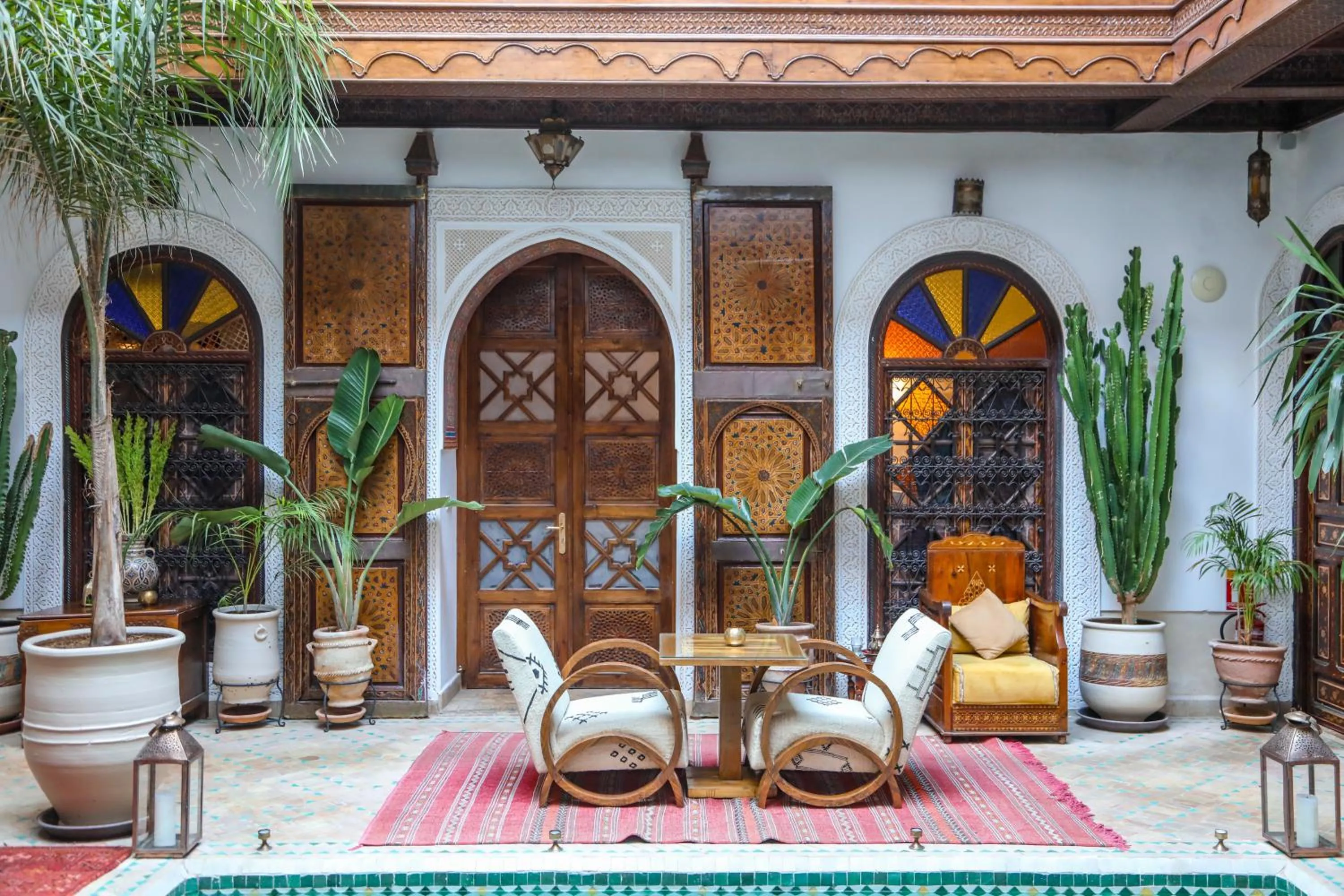 Patio in Riad Melhoun & Spa