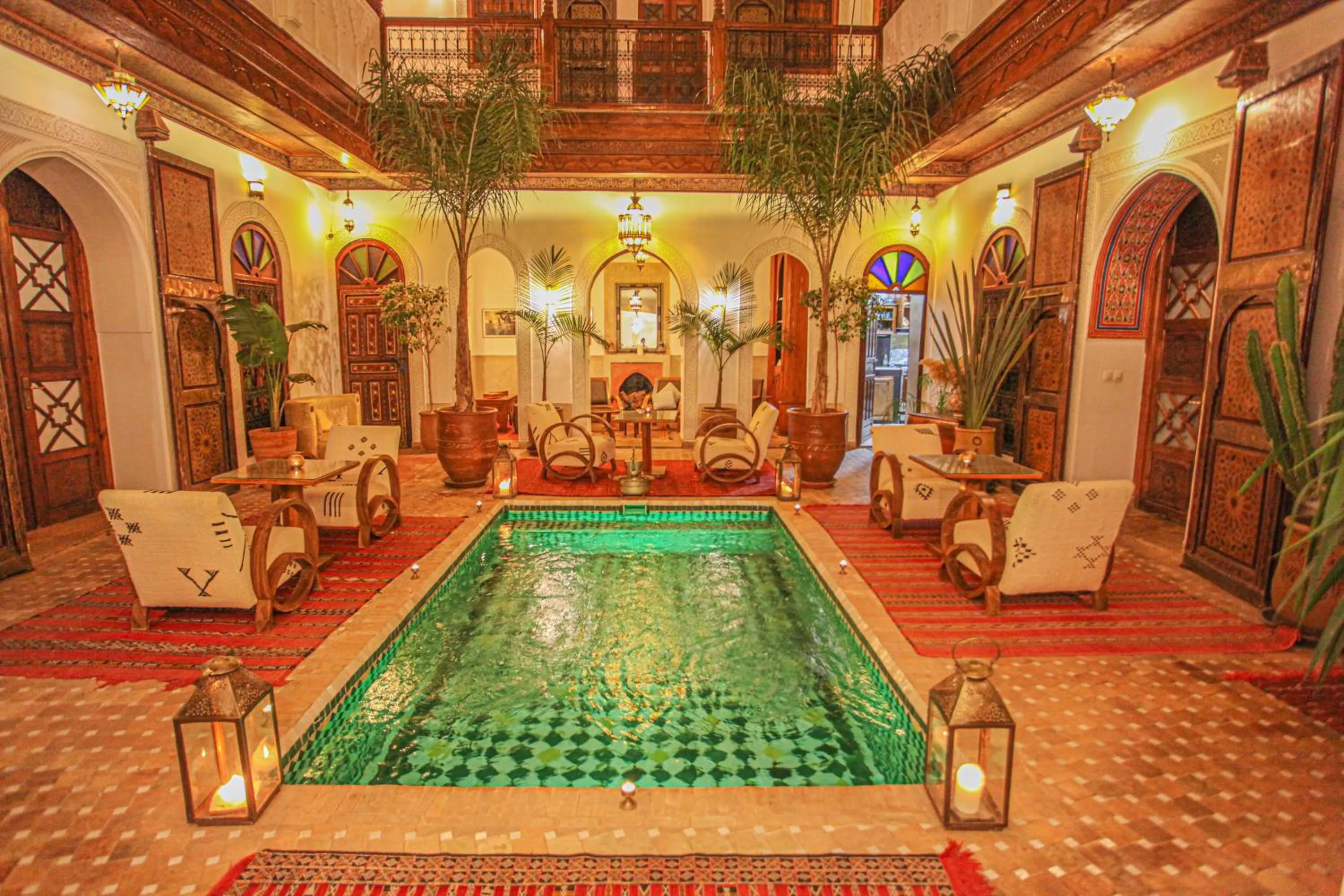 Swimming pool in Riad Melhoun & Spa