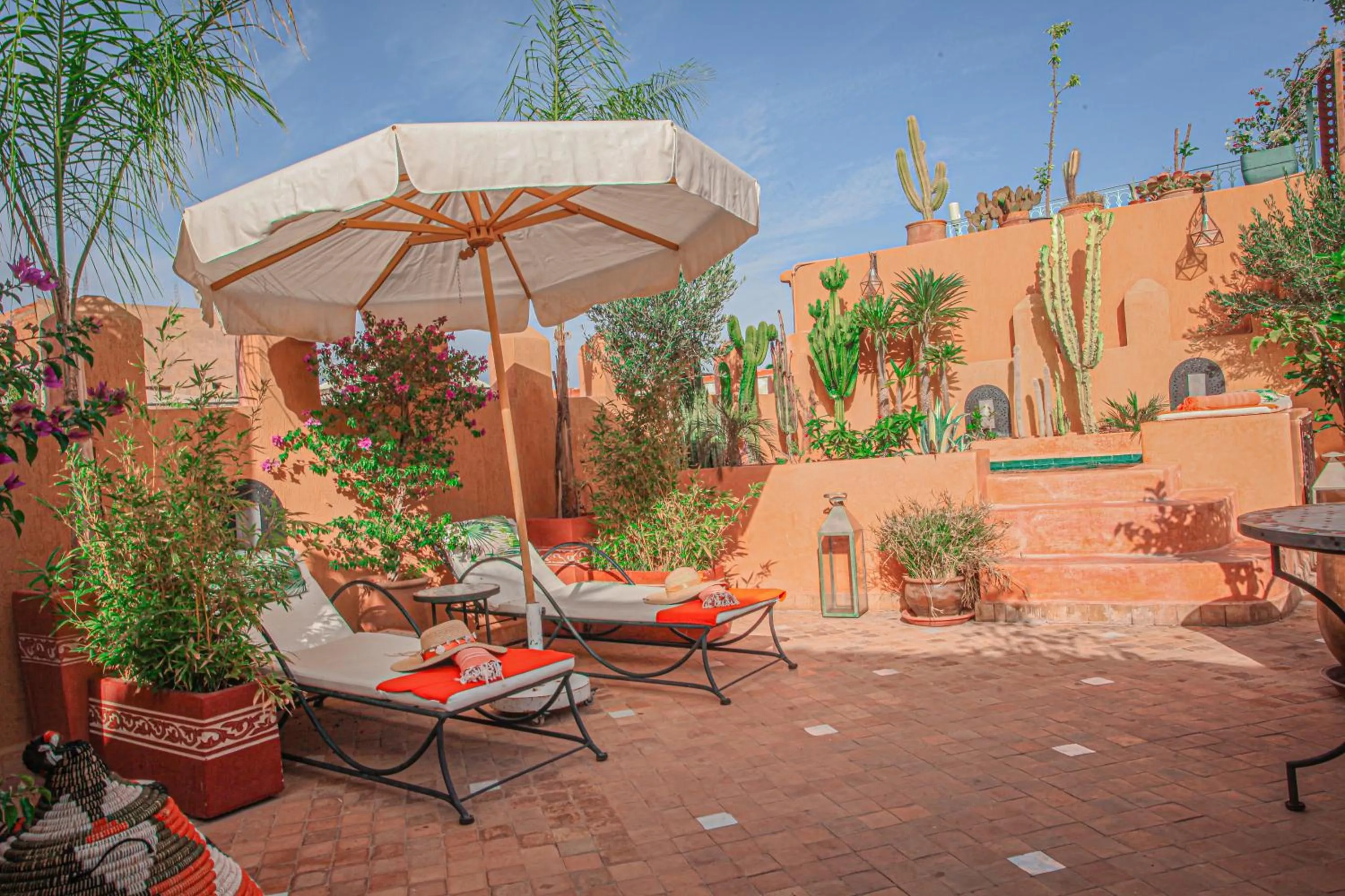 Balcony/Terrace in Riad Melhoun & Spa