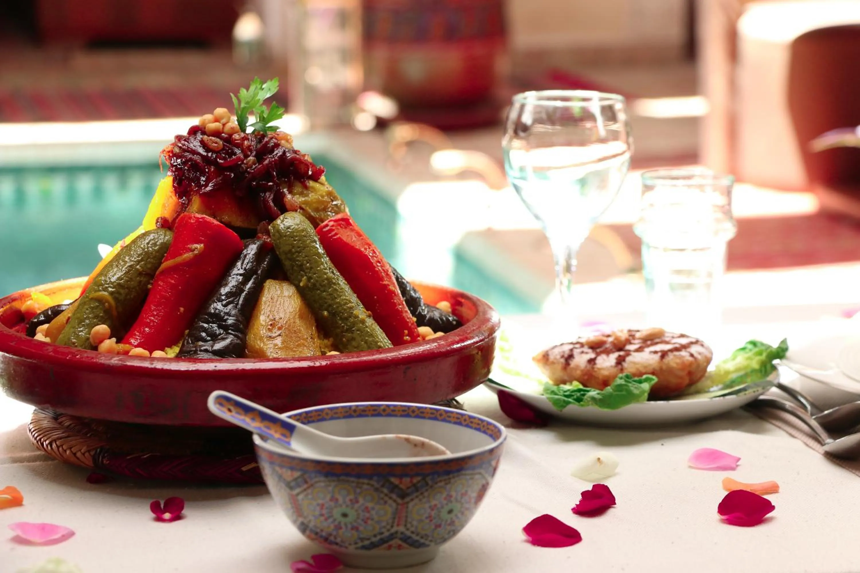 Restaurant/places to eat in Riad Melhoun & Spa