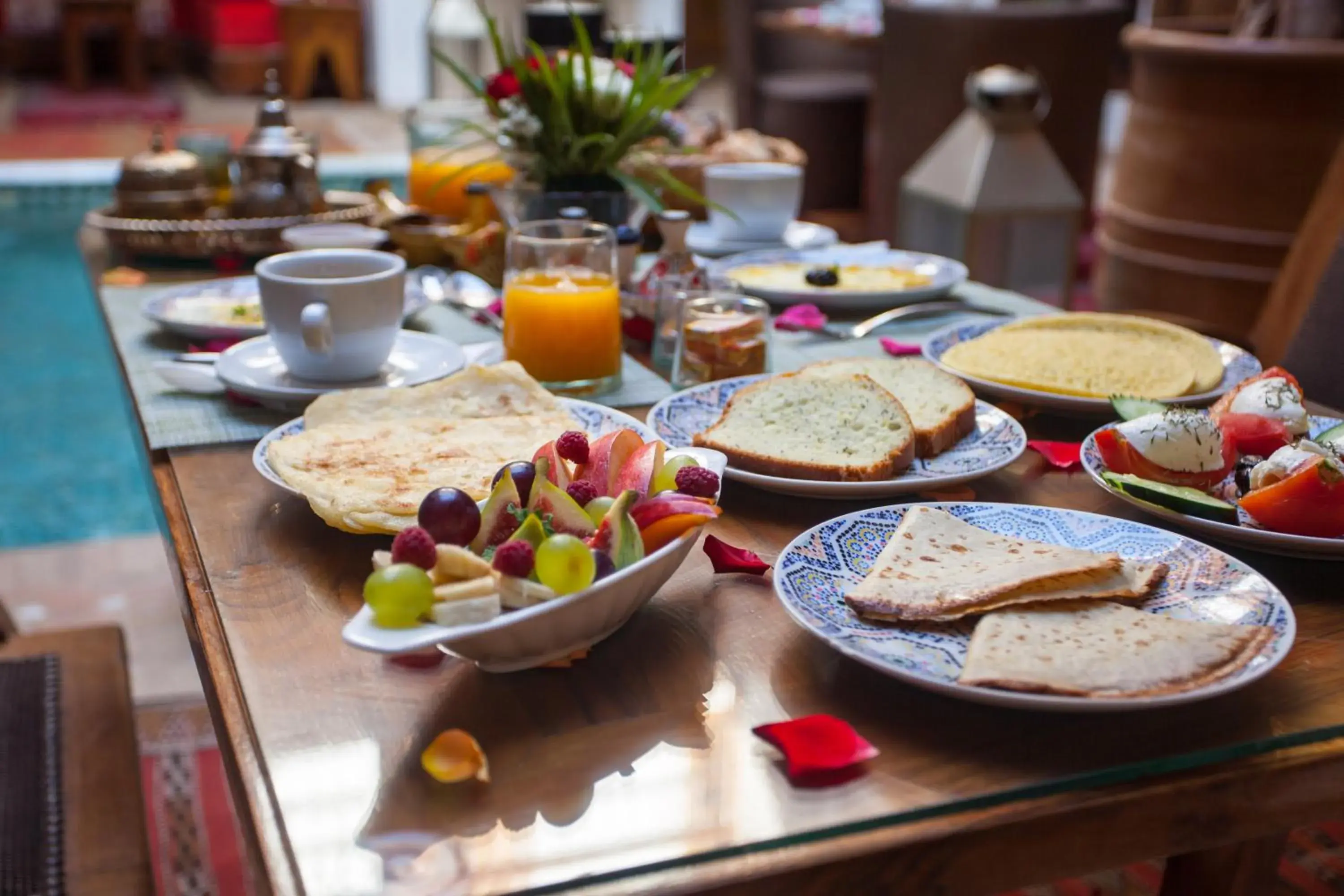 Food in Riad Melhoun & Spa Food in Riad Melhoun & Spa