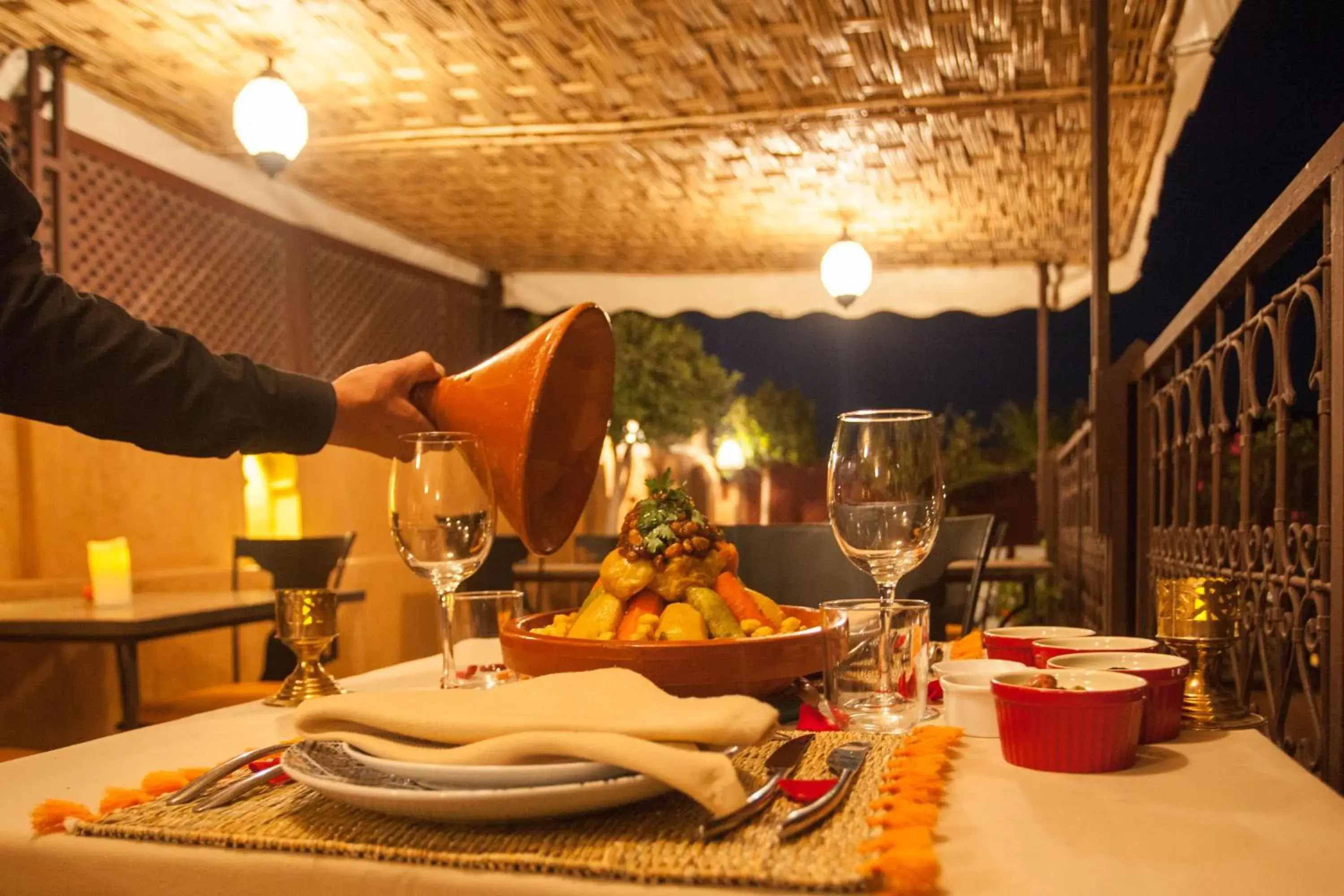 Restaurant/places to eat in Riad Melhoun & Spa Restaurant/places to eat in Riad Melhoun & Spa