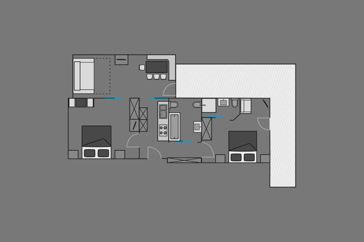 Floor plan in Apartments & Garnì Pre Da Nai