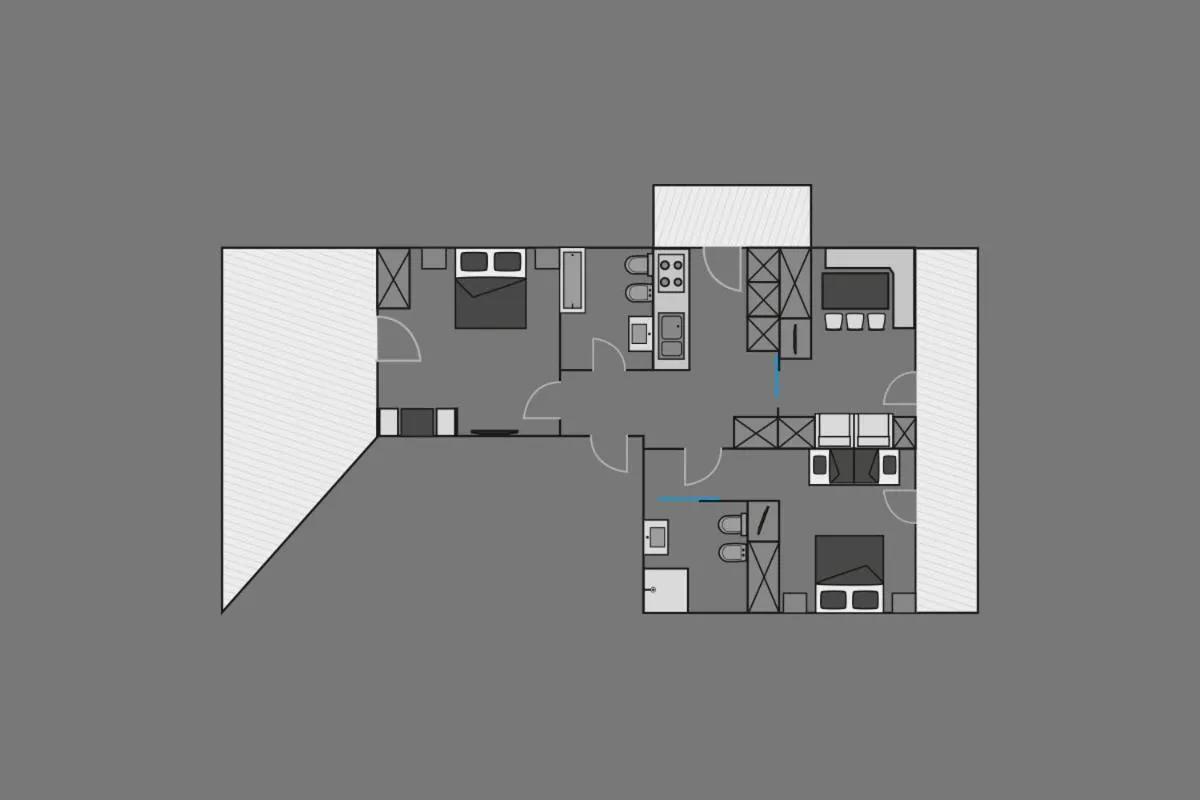 Floor plan in Apartments & Garnì Pre Da Nai