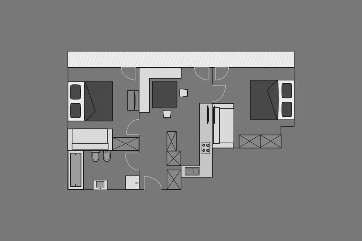 Floor plan in Apartments & Garnì Pre Da Nai