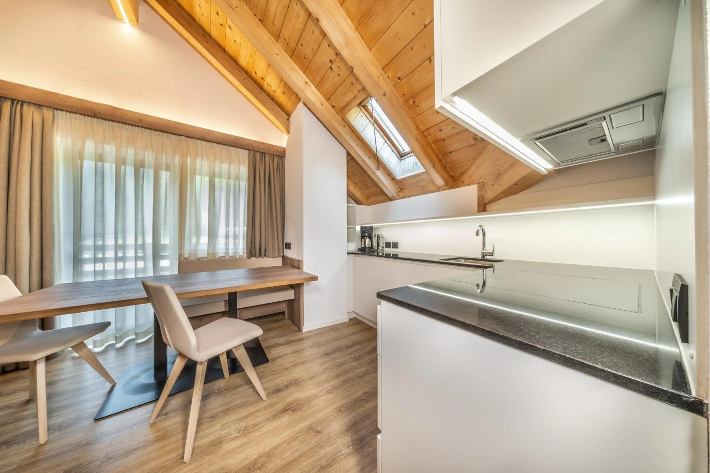 Kitchen or kitchenette in Apartments & Garnì Pre Da Nai