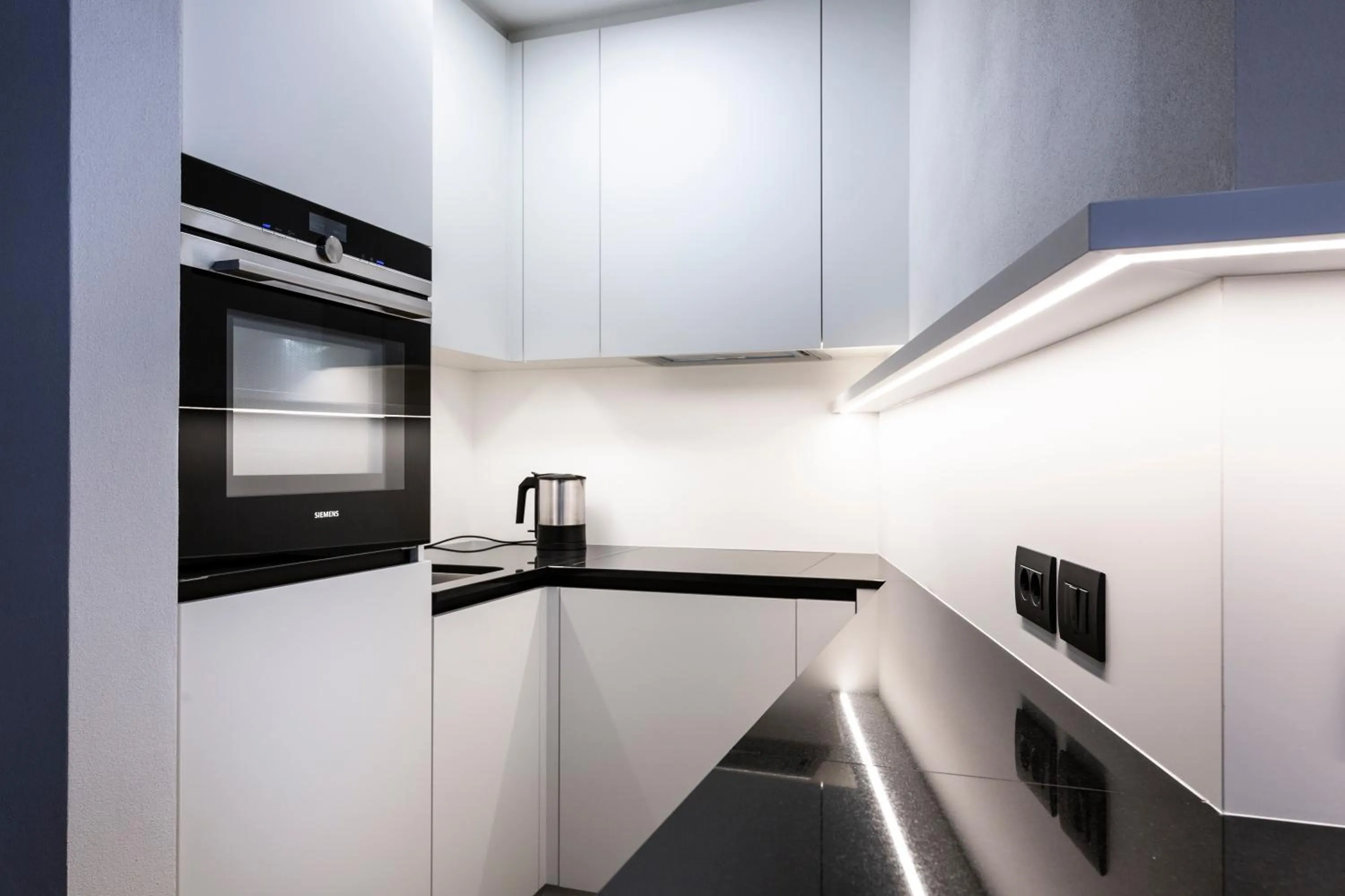 Kitchen or kitchenette in Apartments & Garnì Pre Da Nai
