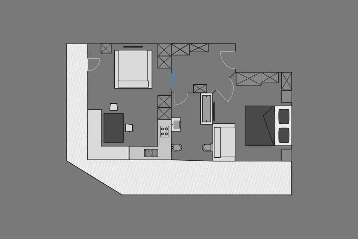 Floor plan in Apartments & Garnì Pre Da Nai