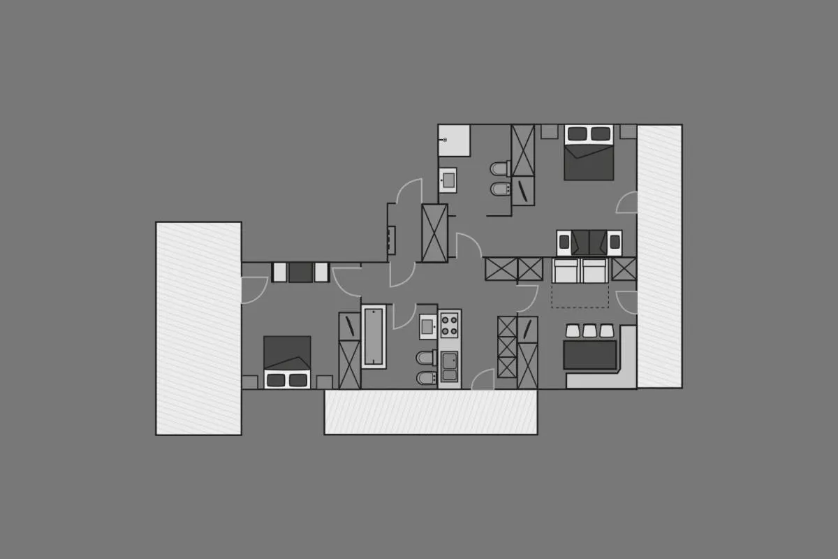Floor plan in Apartments & Garnì Pre Da Nai