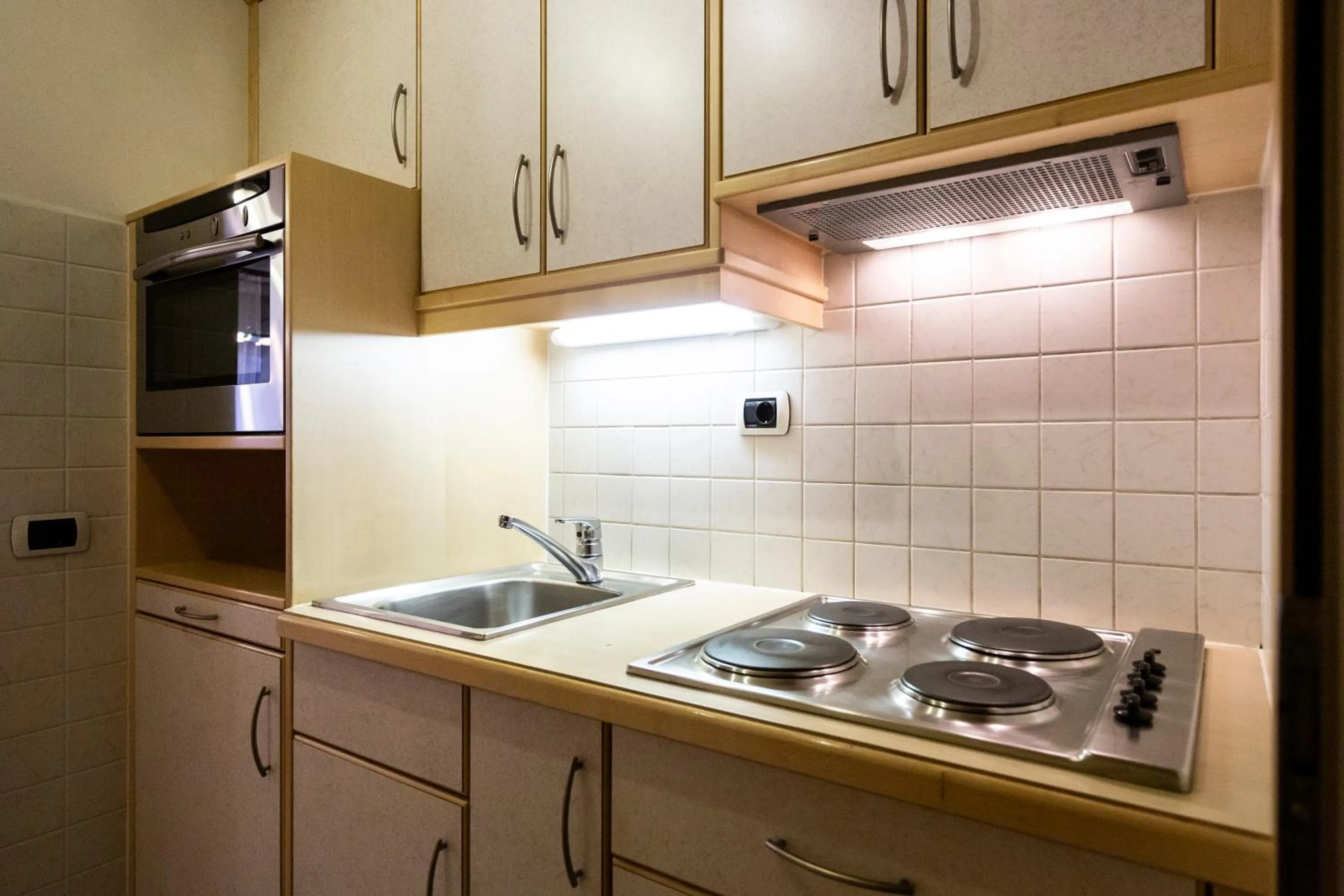 Kitchen or kitchenette in Apartments & Garnì Pre Da Nai