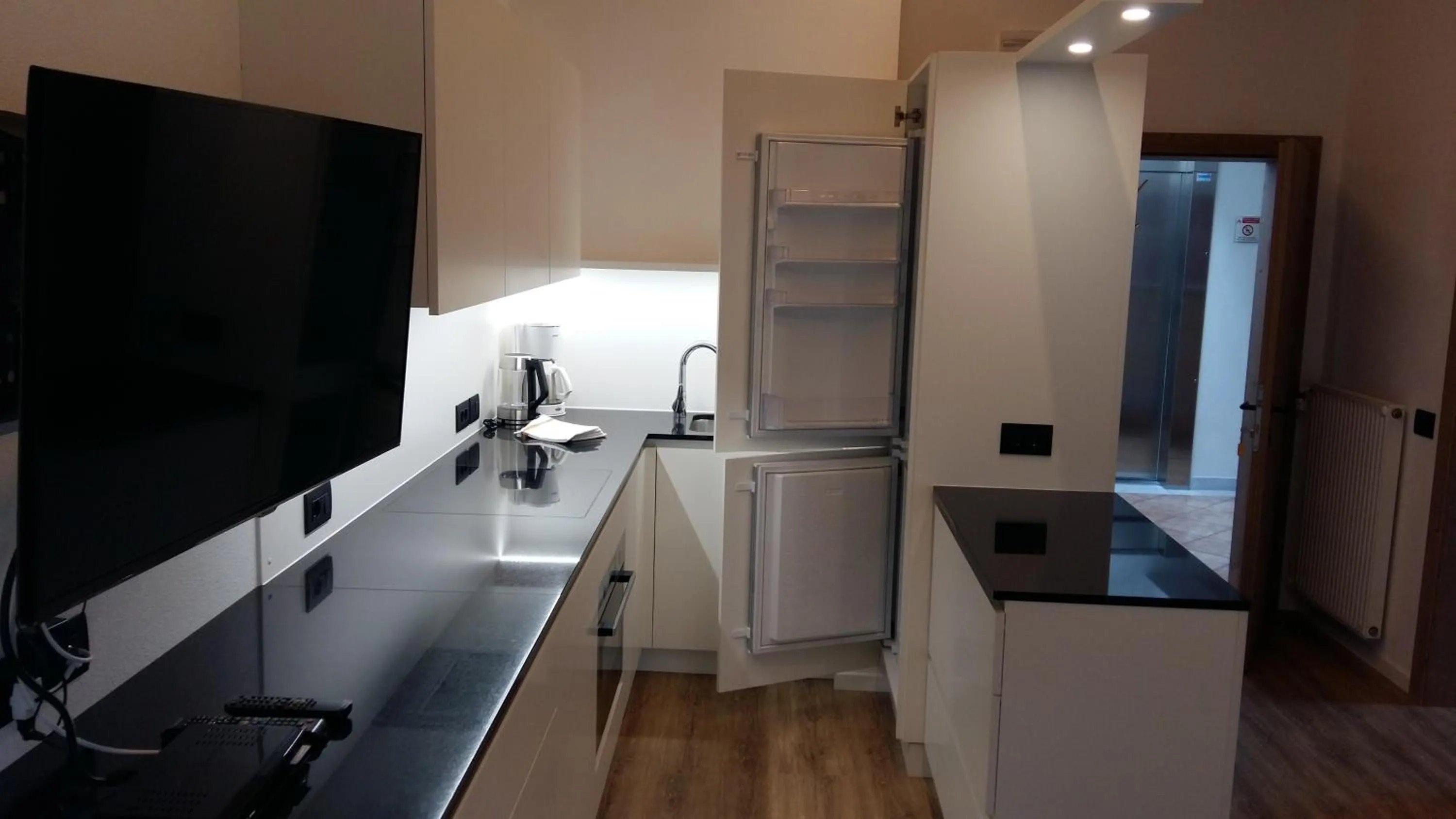 Kitchen or kitchenette in Apartments & Garnì Pre Da Nai
