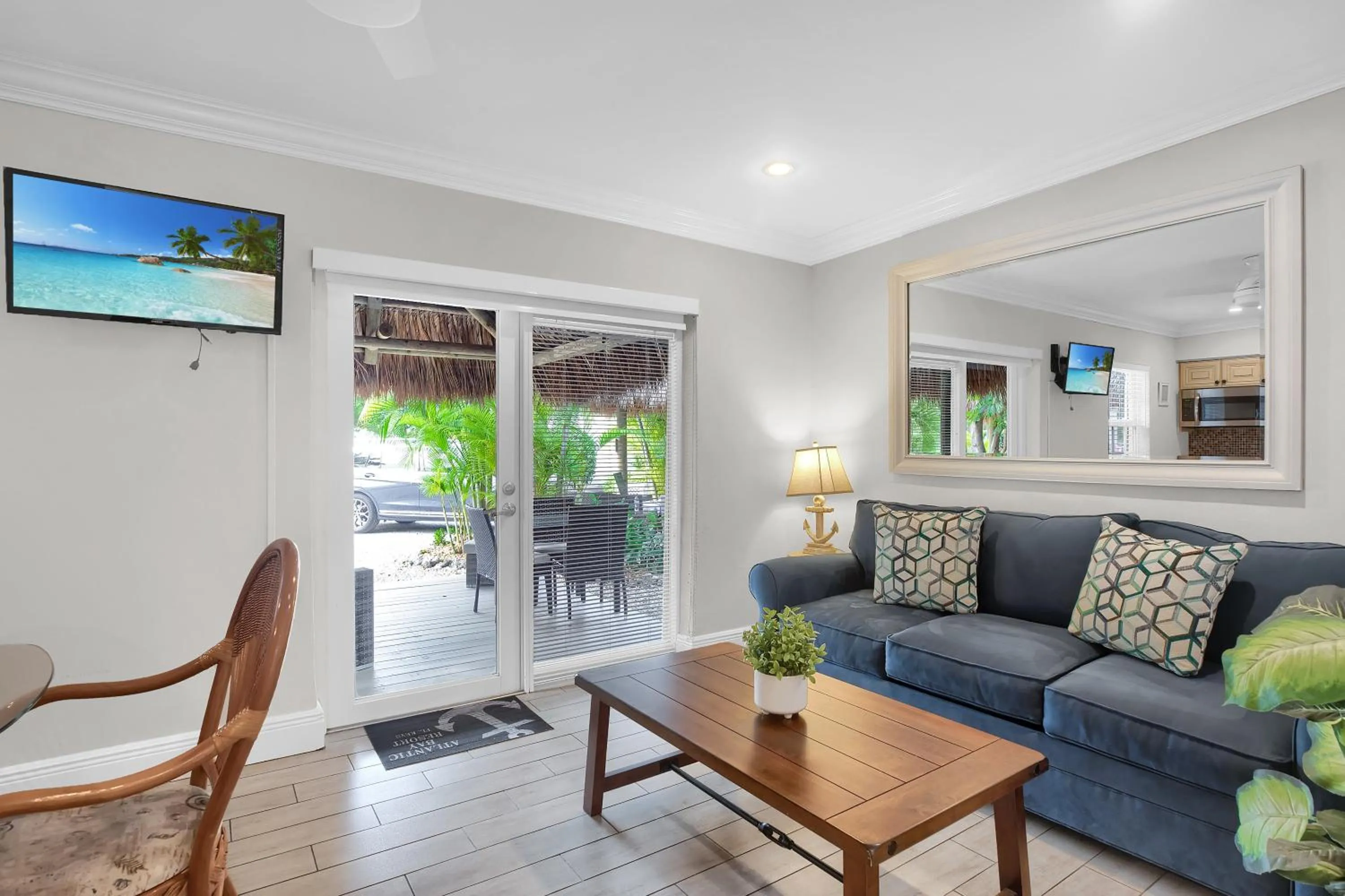 Living room in Atlantic Bay Resort